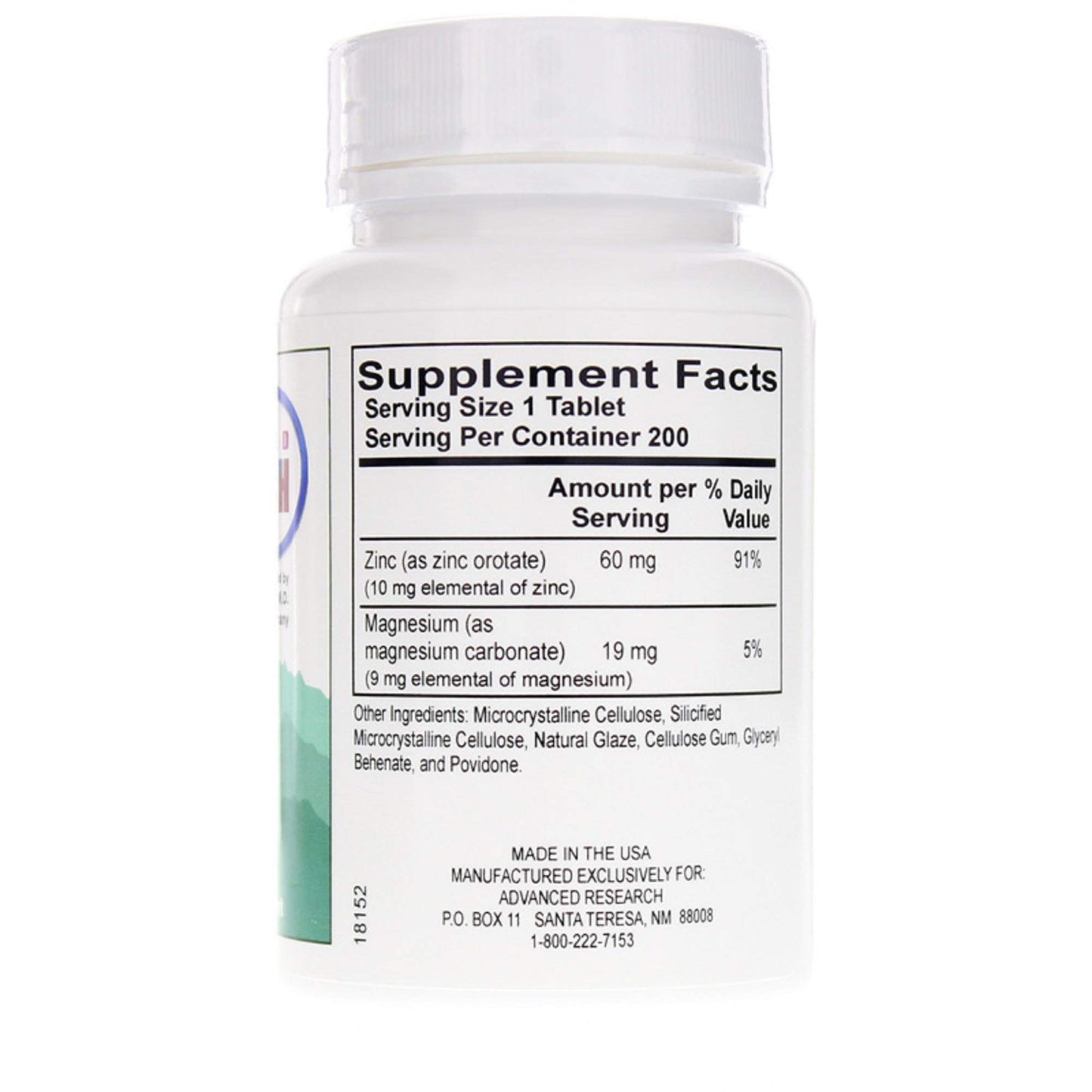 INNZA Zinc Orotate 60 mg Tablet, 200 Tablets