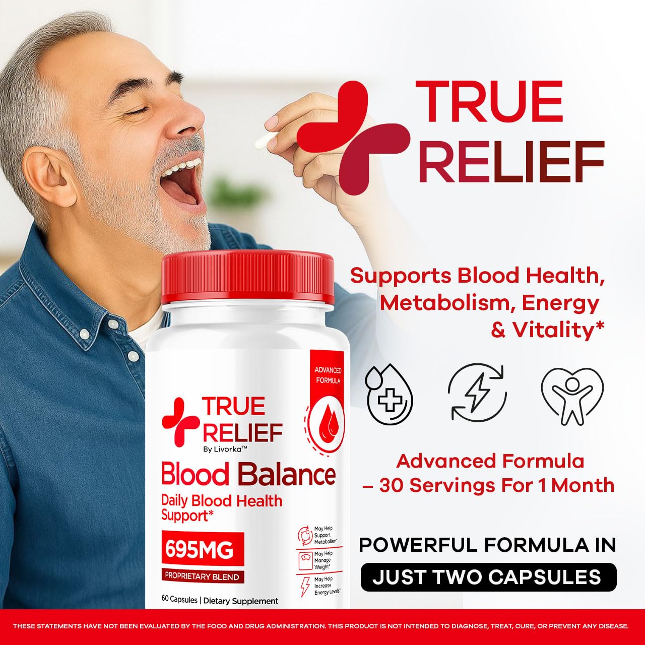 LIVORKA True Relief Capsules 300 Capsules