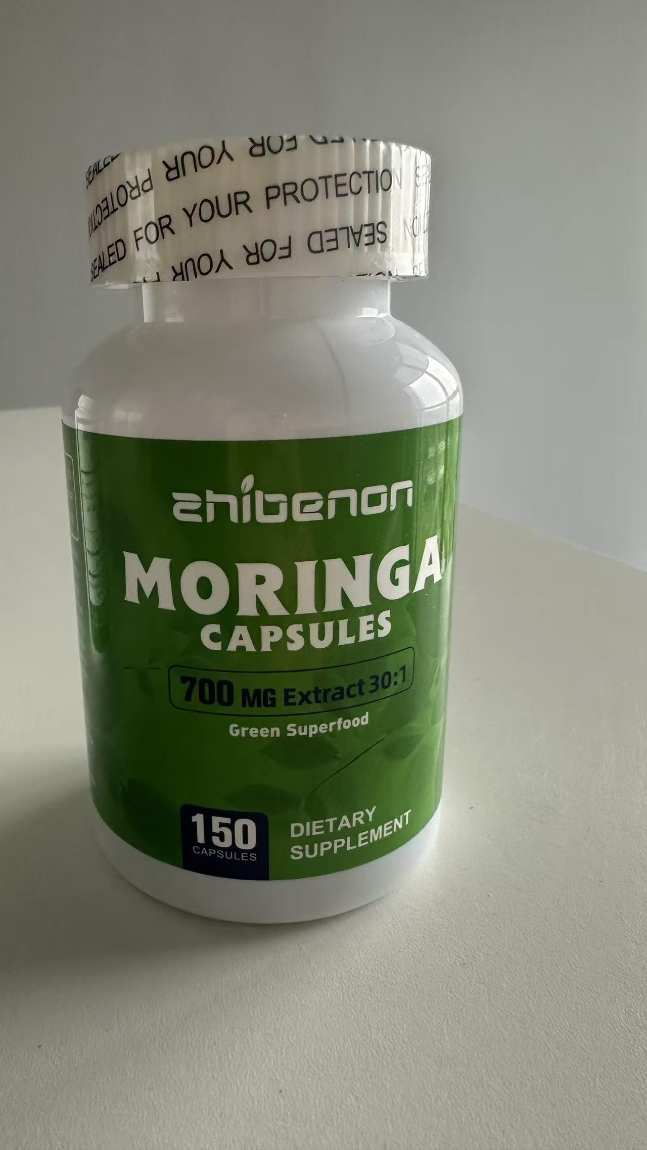 Zhibenon Moringa Oleifera Extract 700mg Capsule, 150 Count