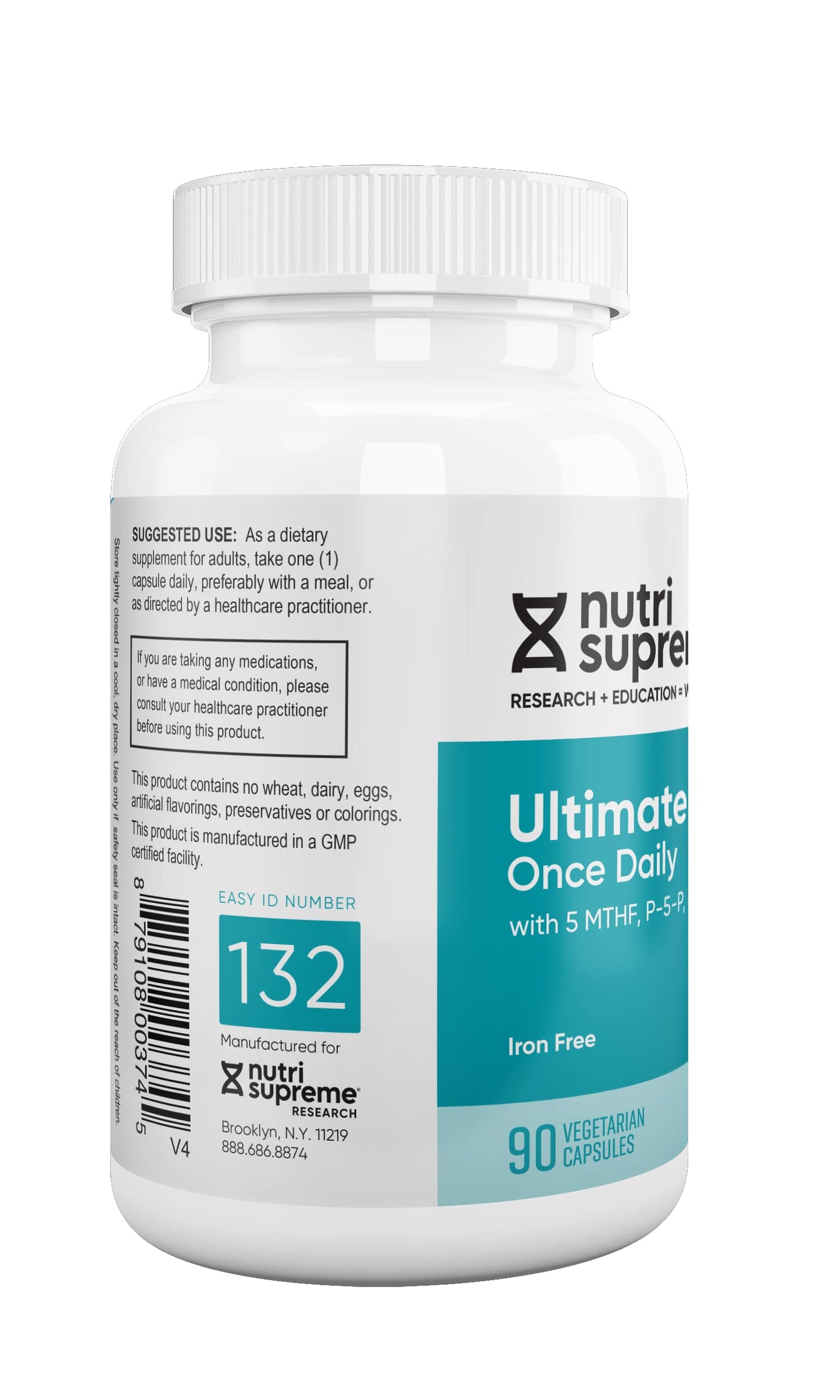 NUTRI-SUPREME RESEARCH Nutri Supreme Ultimate Multivitamin for Men and Women Capsules 90 Count
