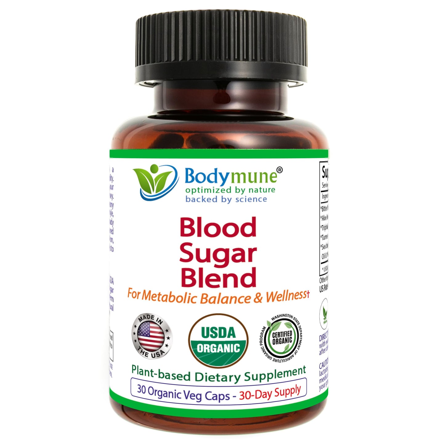 Bodymune Blood Sugar Blend, 30 Capsules