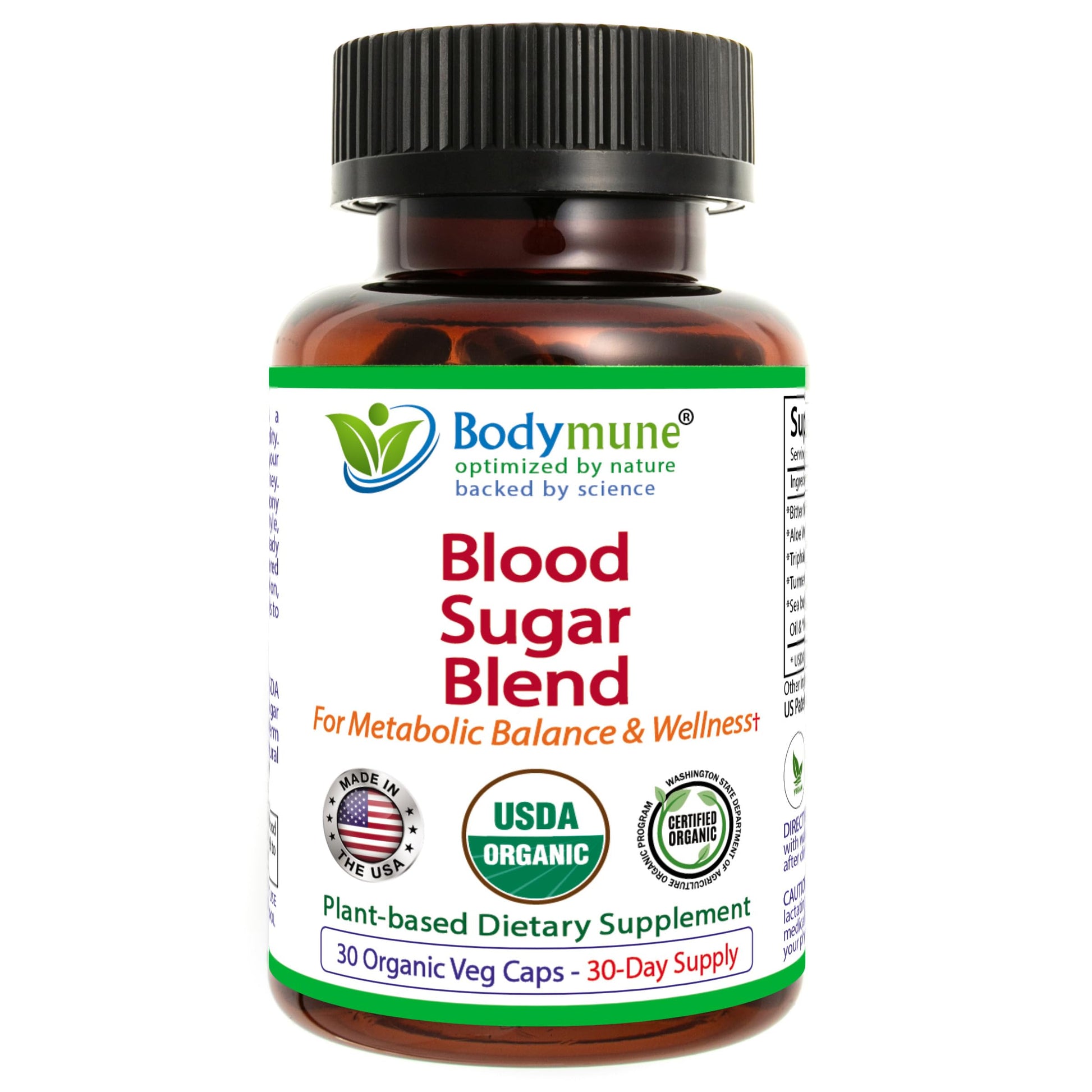 Bodymune Blood Sugar Blend, 30 Capsules