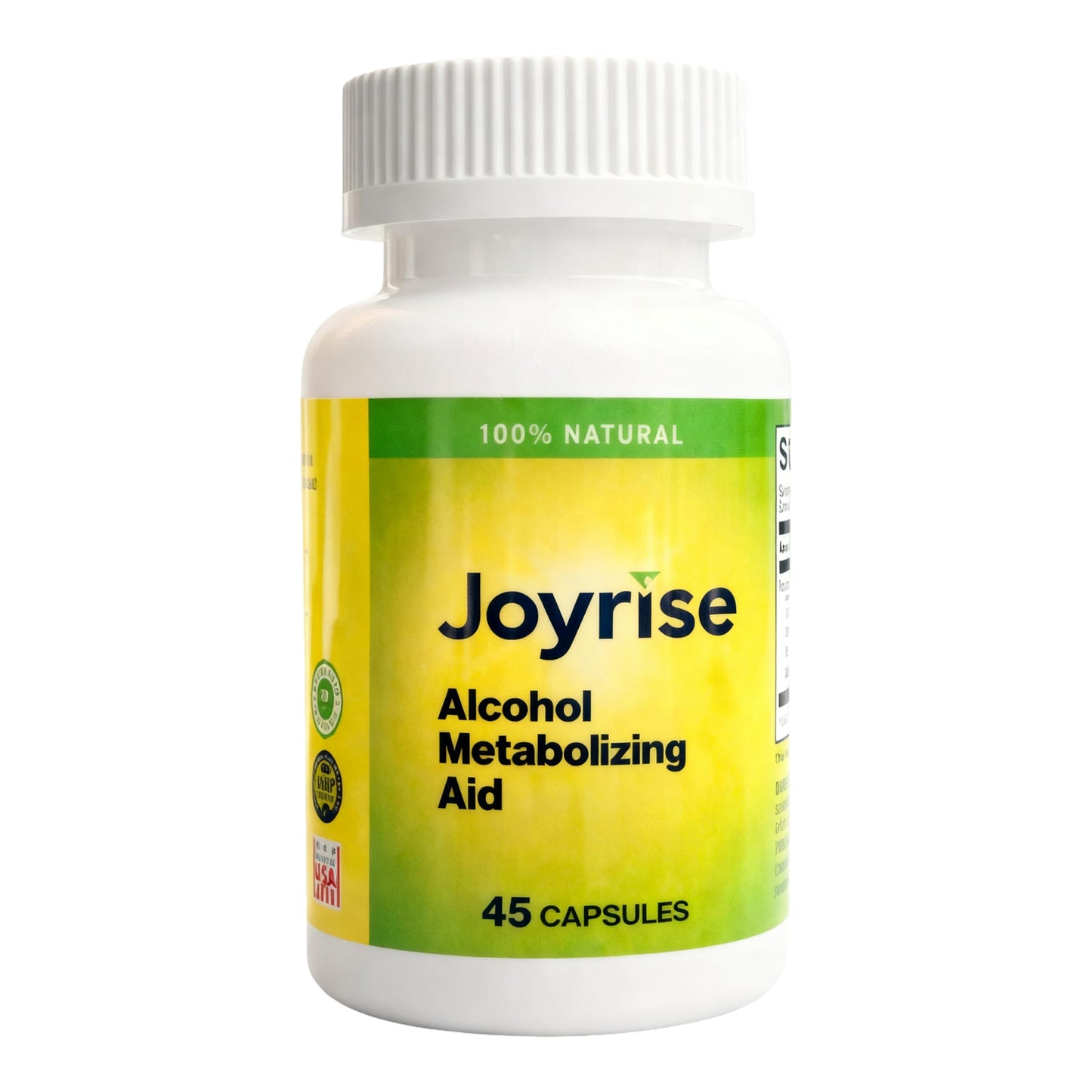 Joyrise After Drinking Aid – Fast Acting Capsules with DHM – Alcohol Metabolism Support, Liver Health, Rapid Bioavailability & Body Replenishment, 45 Capsules