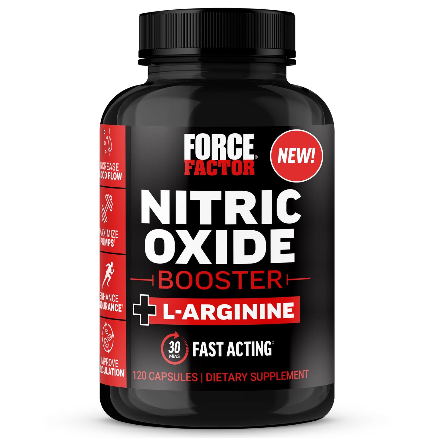 Force Factor Nitric Oxide Booster Capsules 120