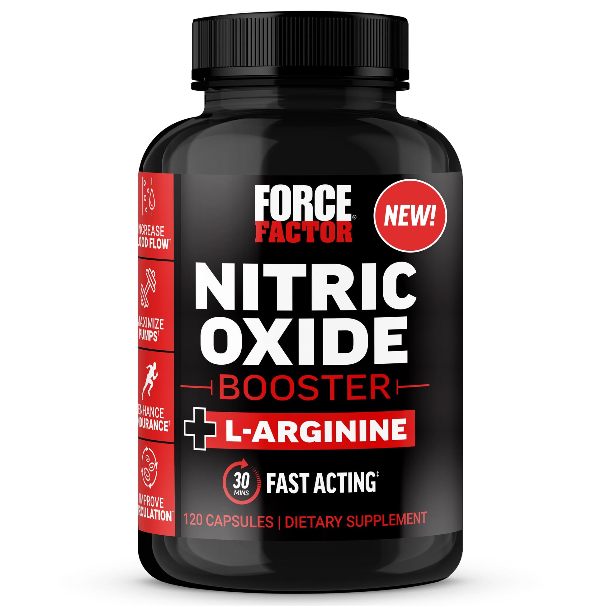 Force Factor Nitric Oxide Booster Capsules 120