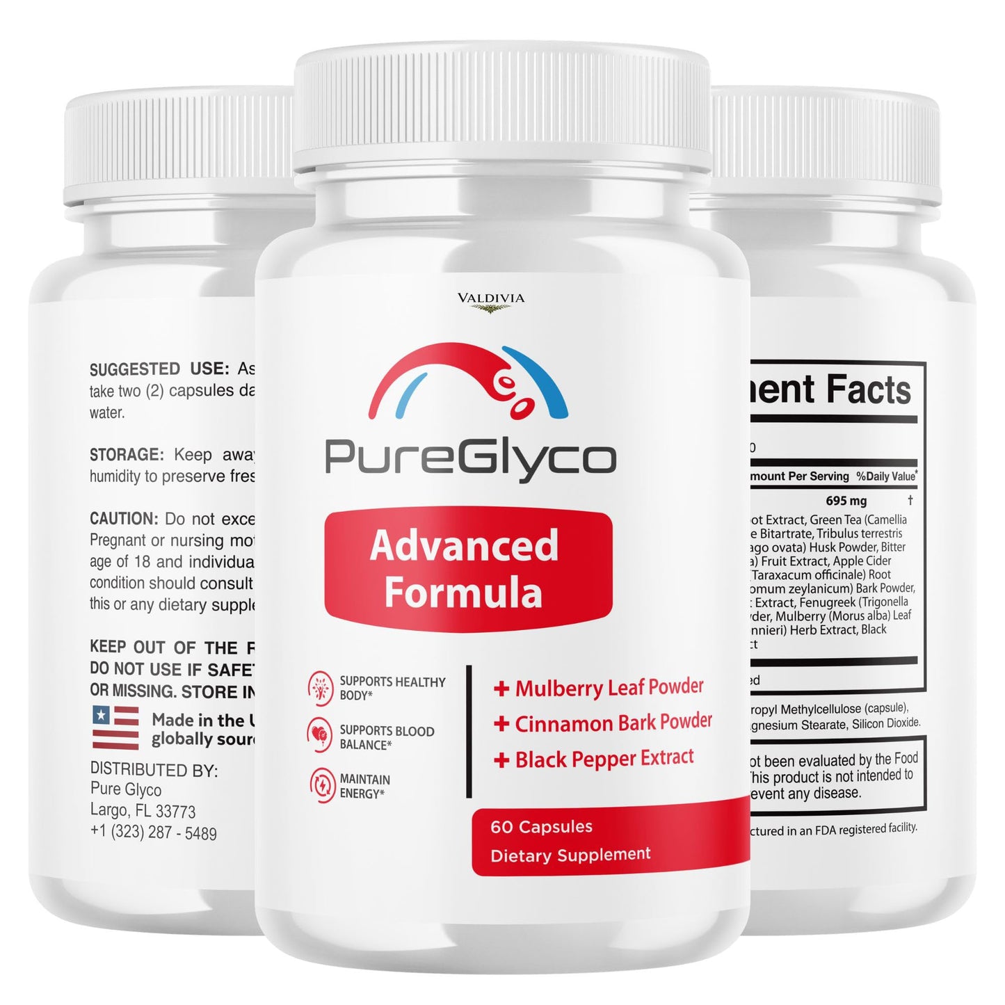Valdivia Pure Glyco Capsules, 180 Capsules