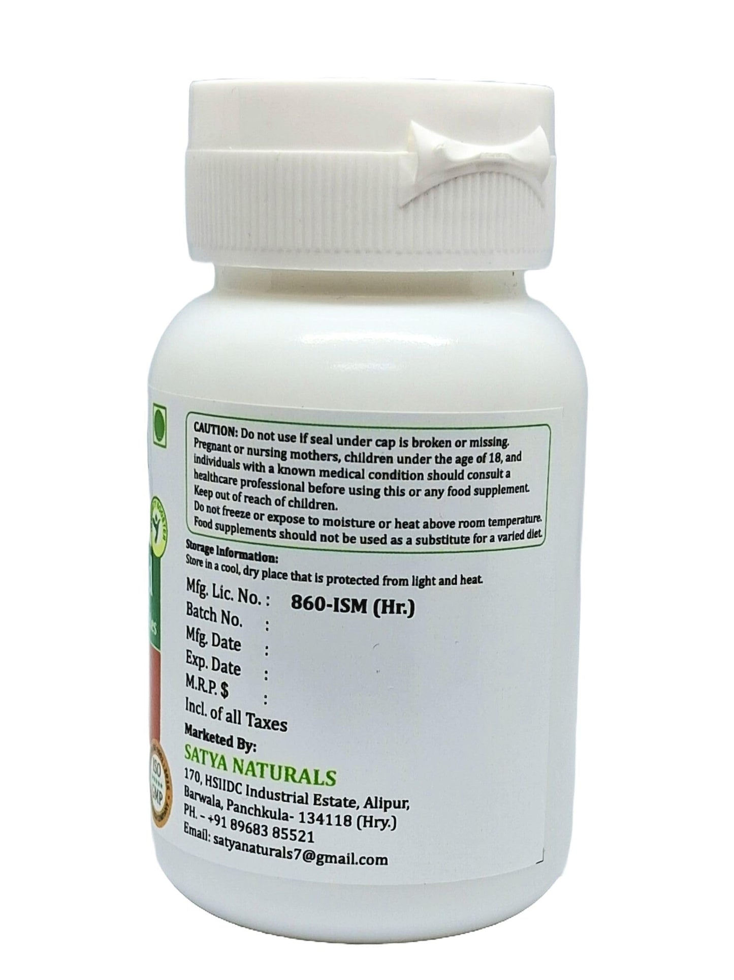 Satya Naturals Pashanbhed Forte Capsules 500 mg, 60 Veg Capsules