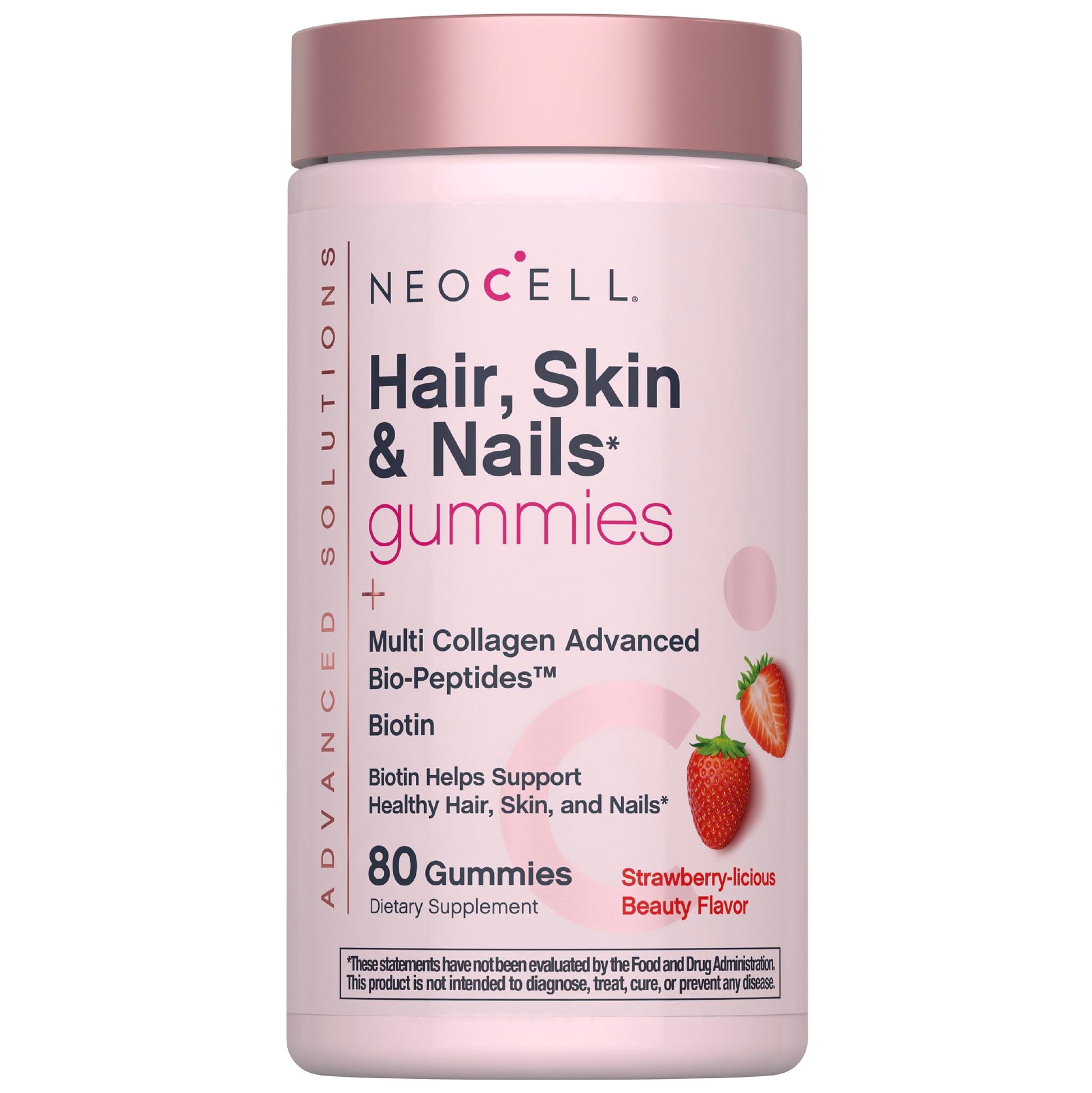 NeoCell Hair Skin and Nails Gummies, 80 Count