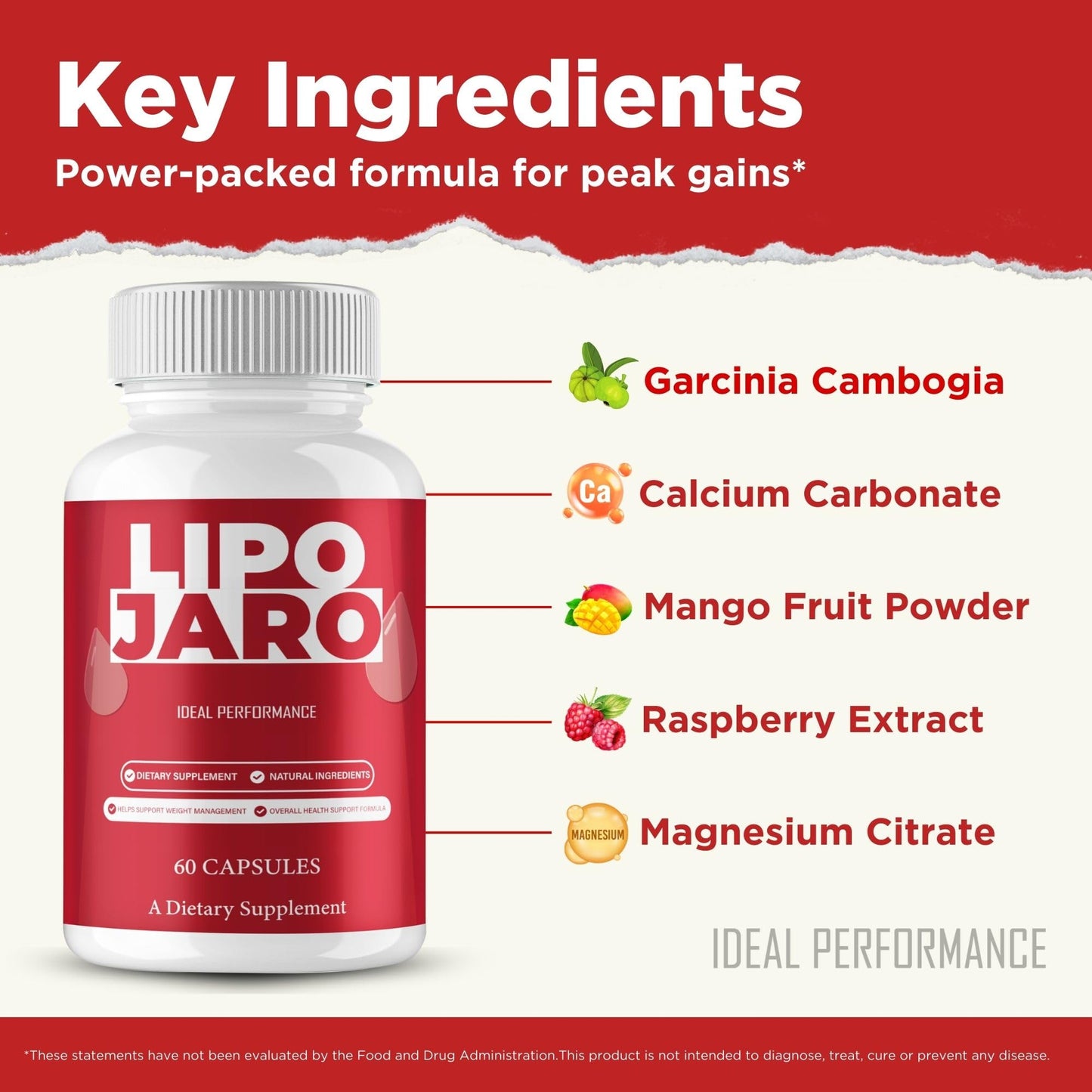 IDEAL PERFORMANCE LipoJaro Capsules 60 Count