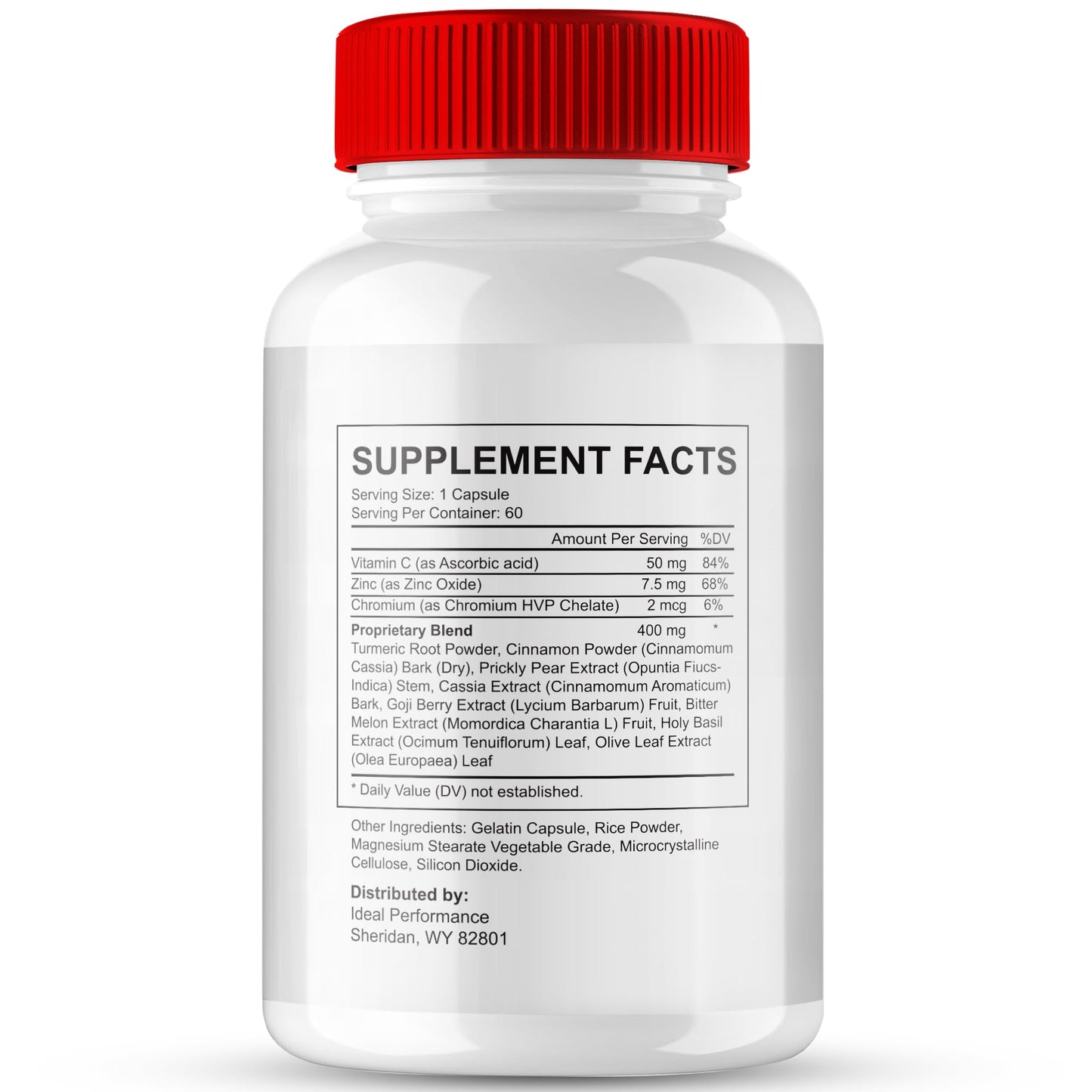 IDEAL PERFORMANCE Glucostra Advanced Blood Formula Capsules 120 Capsules