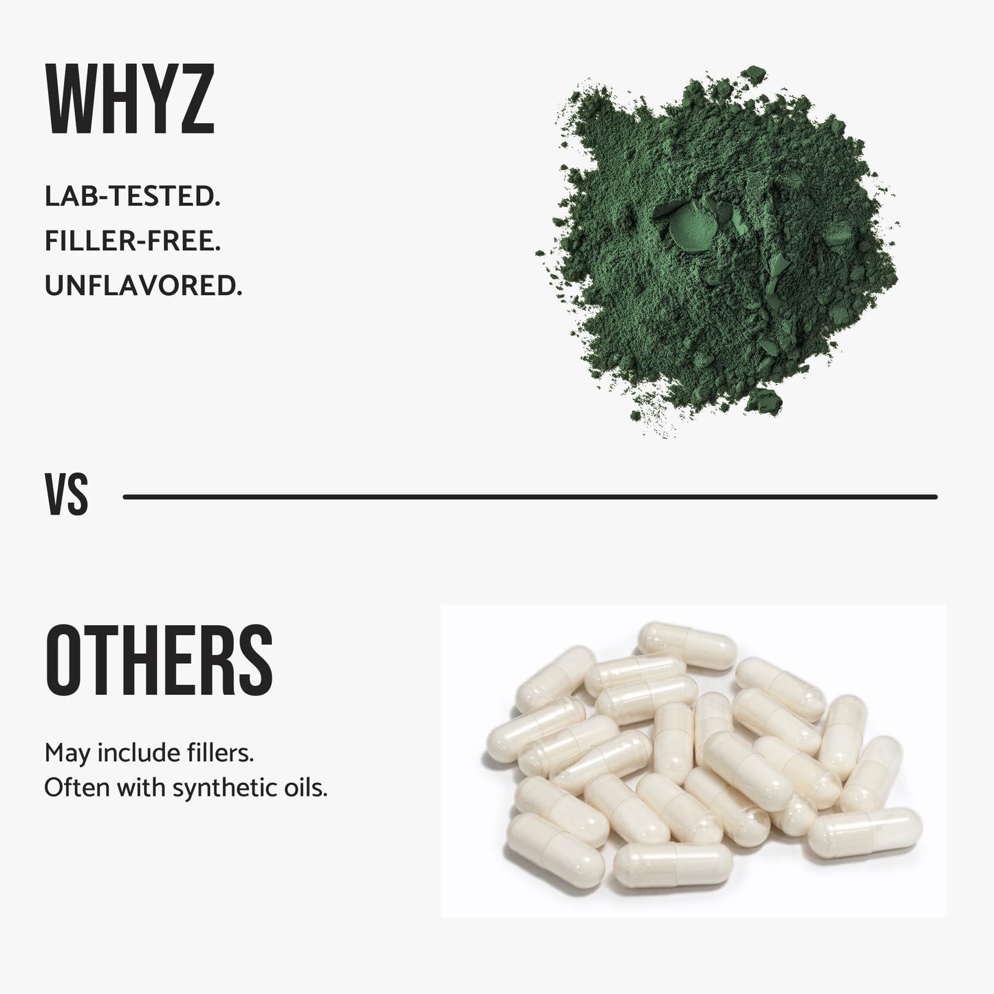 WHYZ Organic Spirulina Powder 8.8 oz
