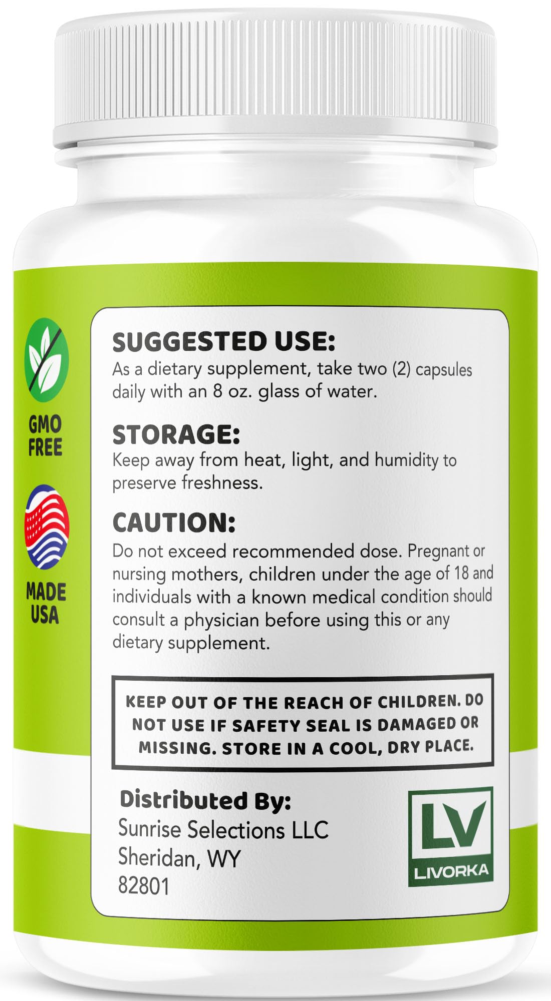 LIVORKA Mind Hero Capsules 180 Capsules