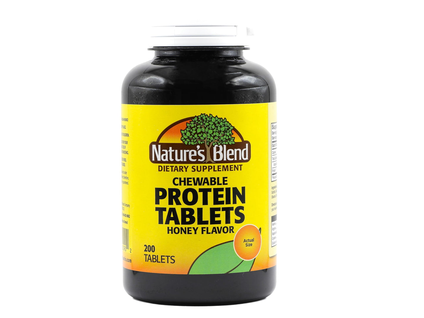 Nature's Blend Protein Tablets Honey Flavor Chewable, 200 Tablets