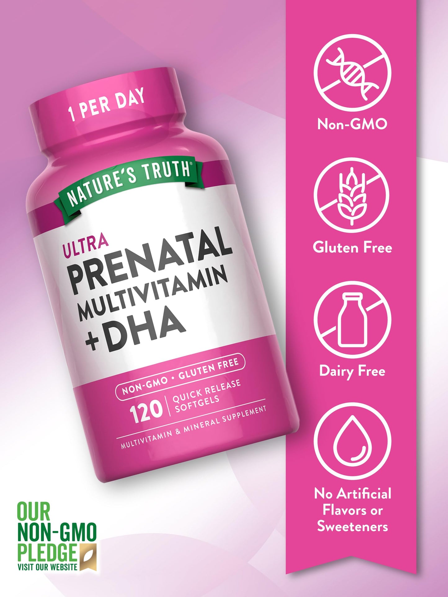 Nature's Truth Prenatal Vitamin for Women Softgels 120