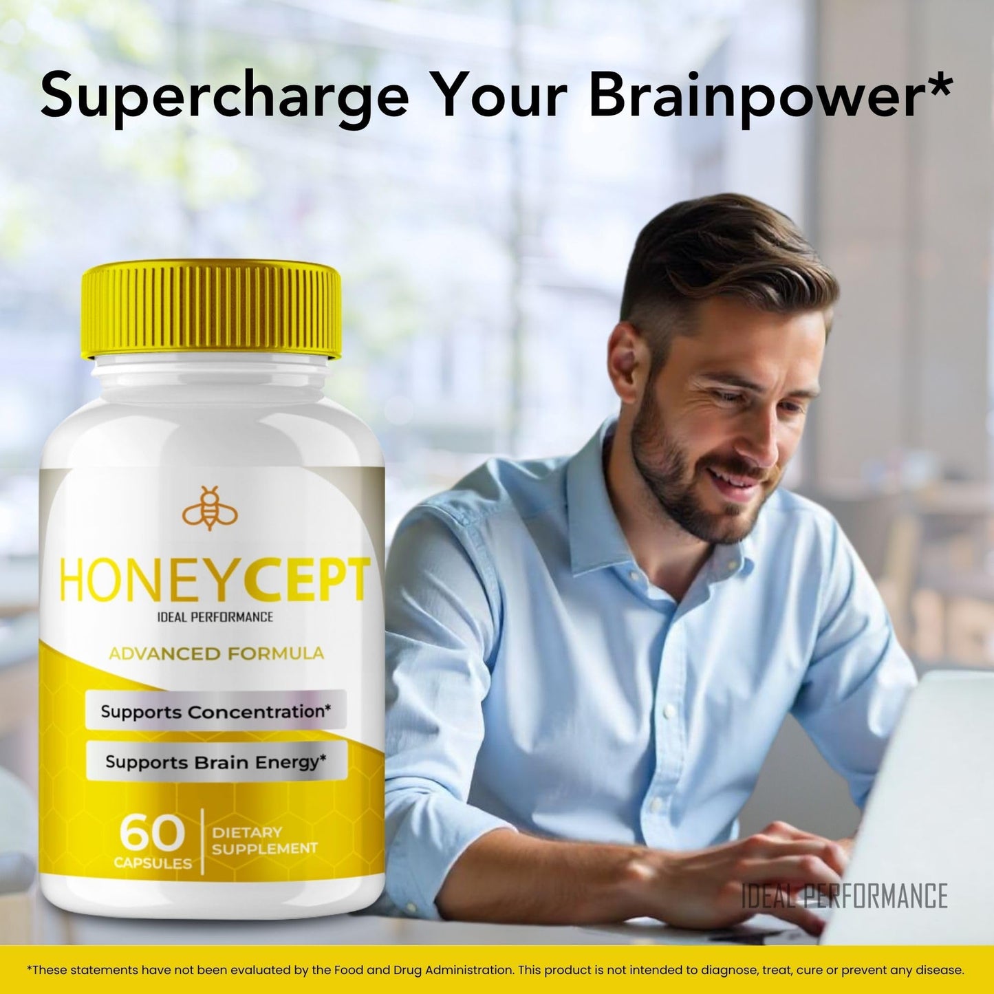 IDEAL PERFORMANCE Honeycept Capsules 60 Count