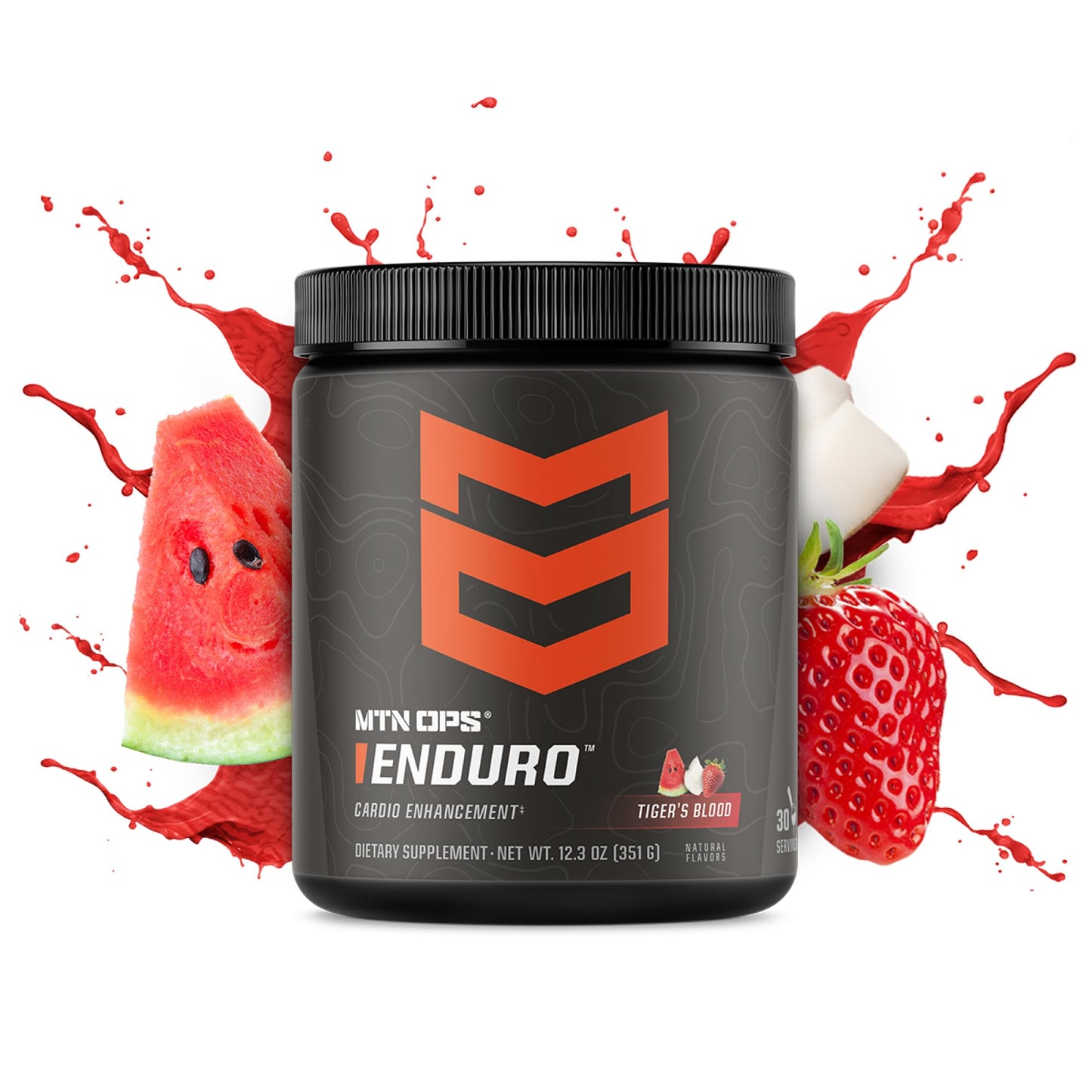 MTN OPS Enduro Nitric Oxide Stim Free Pre Workout Powder 11.6 Ounce