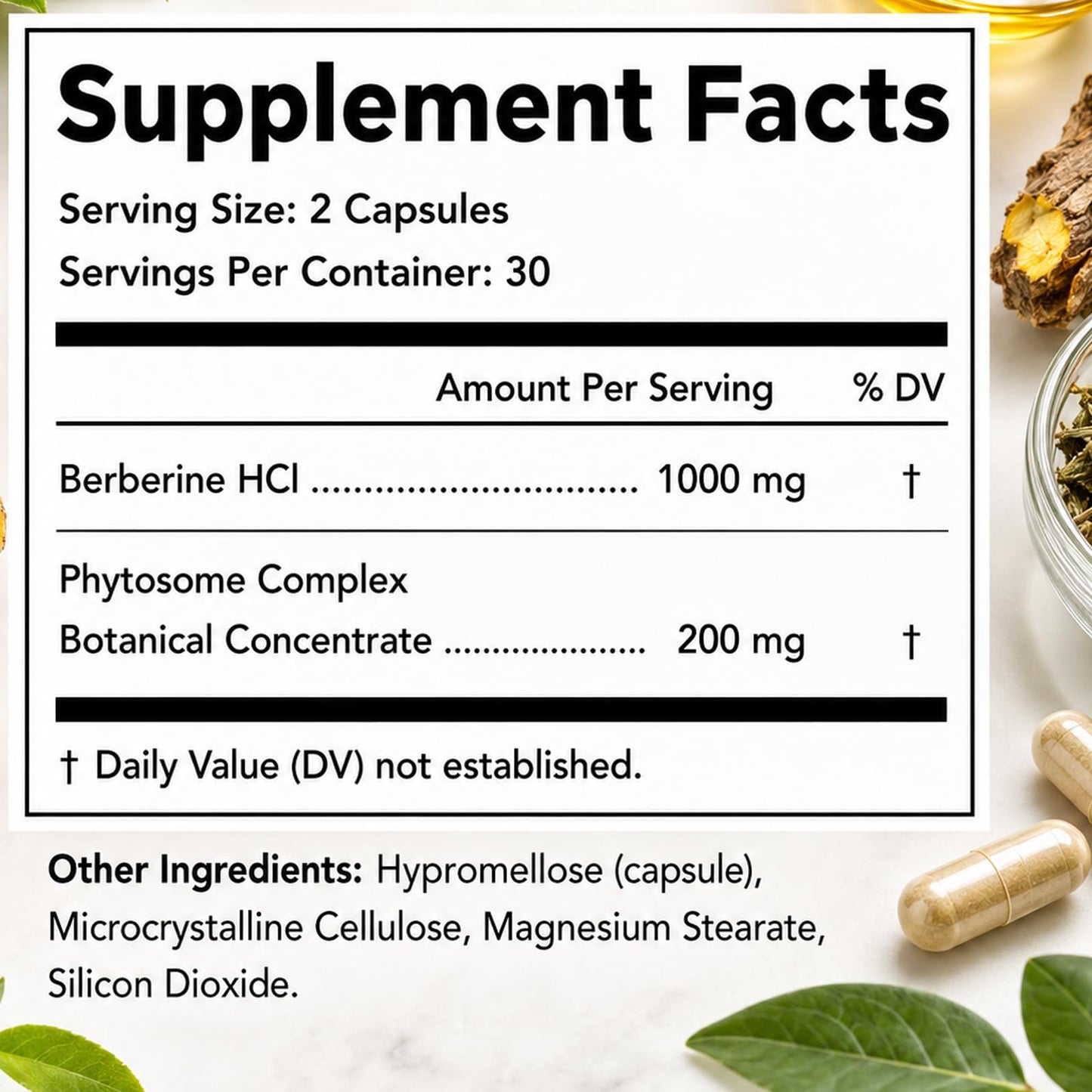 Pricyru Juvona Berberine Supplement Capsule 60 Count