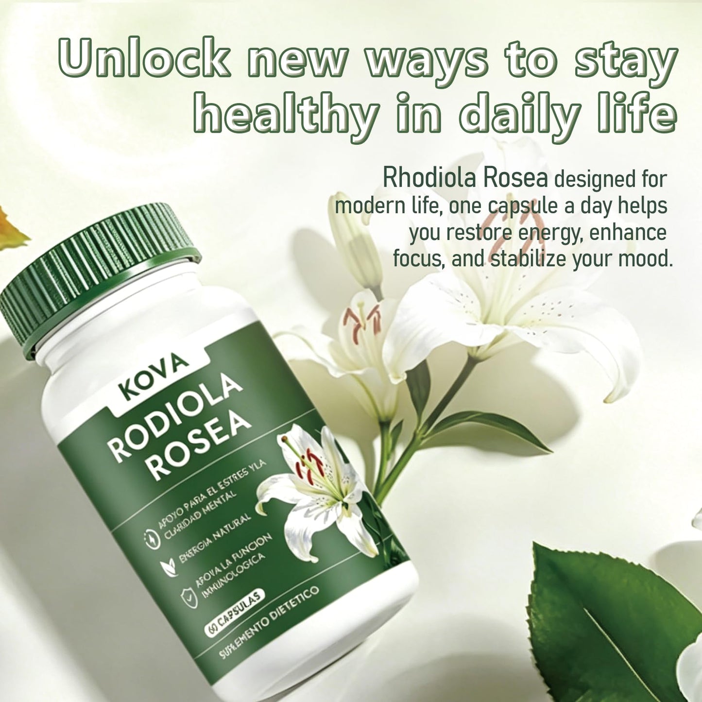 Lwefao Rhodiola Rosea Capsule 60 Capsules