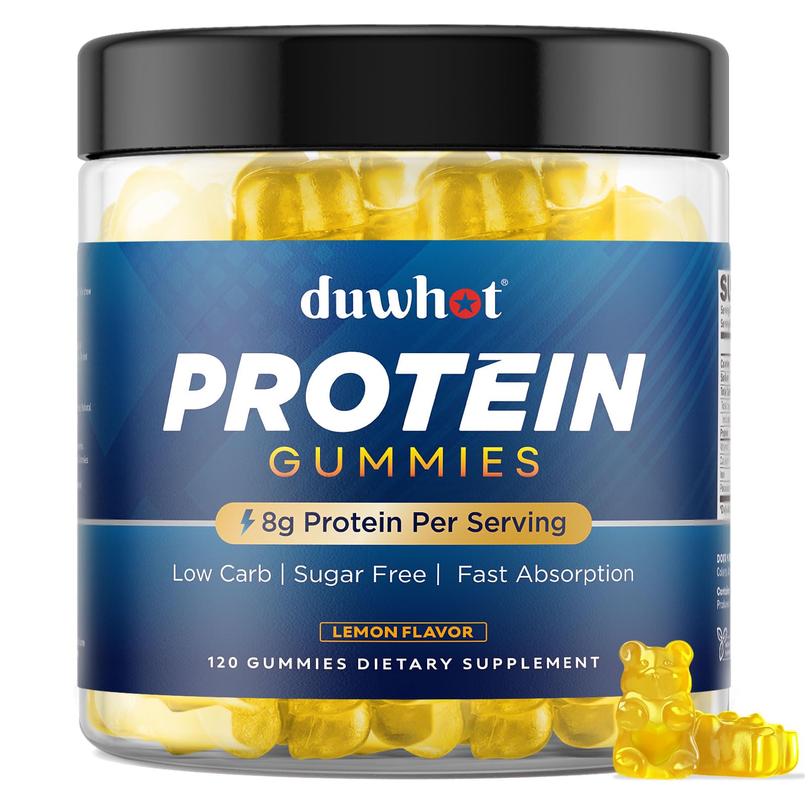 duwhot Whey Protein Gummies 14.4 oz