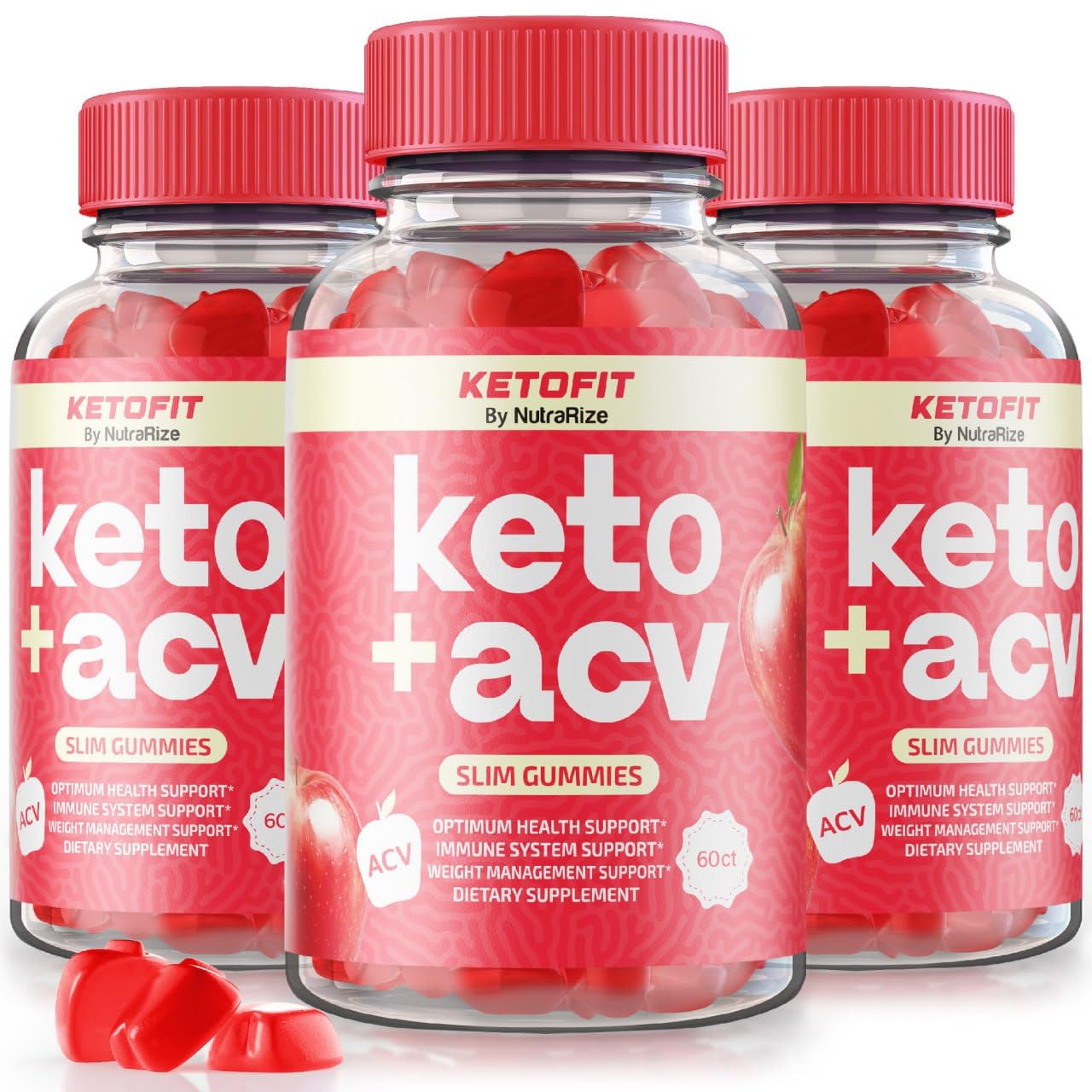 NutraRize Ketofit Advanced Formula for Weight Loss Gummies, 180 Gummies
