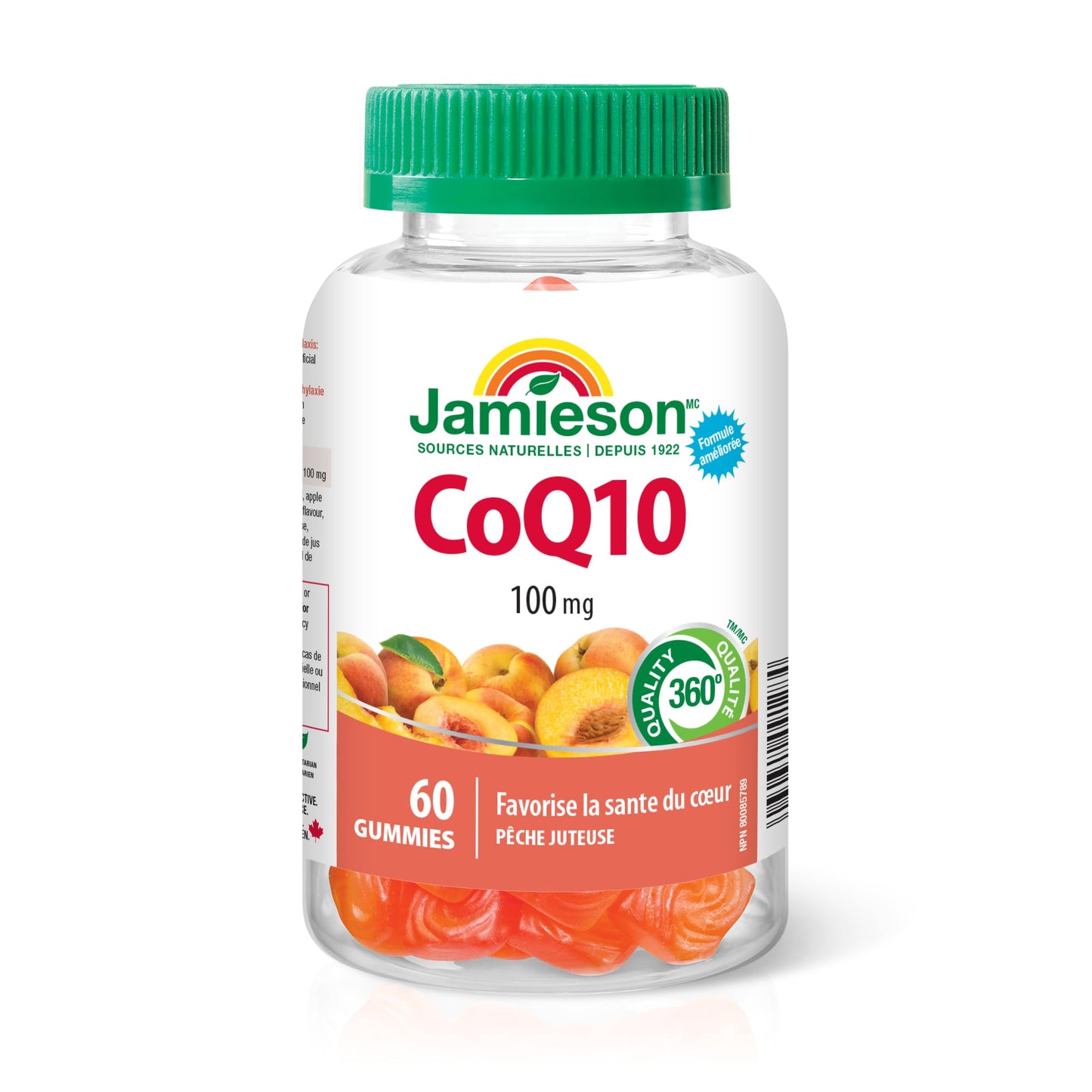 Jamieson Laboratories CoQ10 100 mg Gummies, 60 Gummies