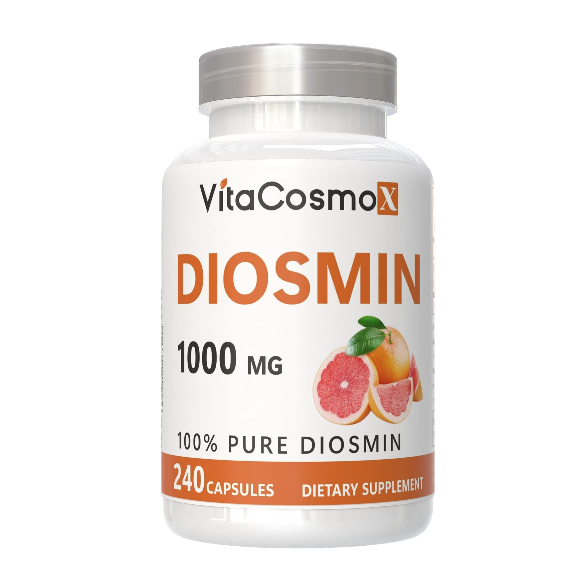 VitaCosmoX Diosmin Capsules 240 Count