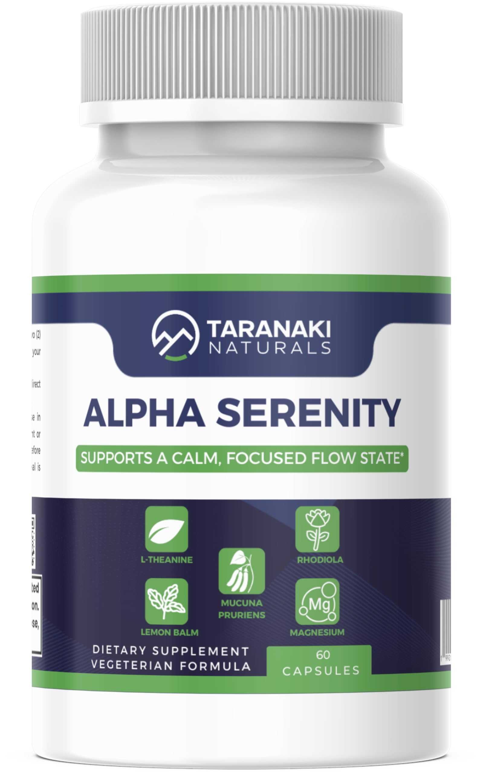 Taranaki Naturals Alpha Serenity Stress Relief Supplement 60 Capsules