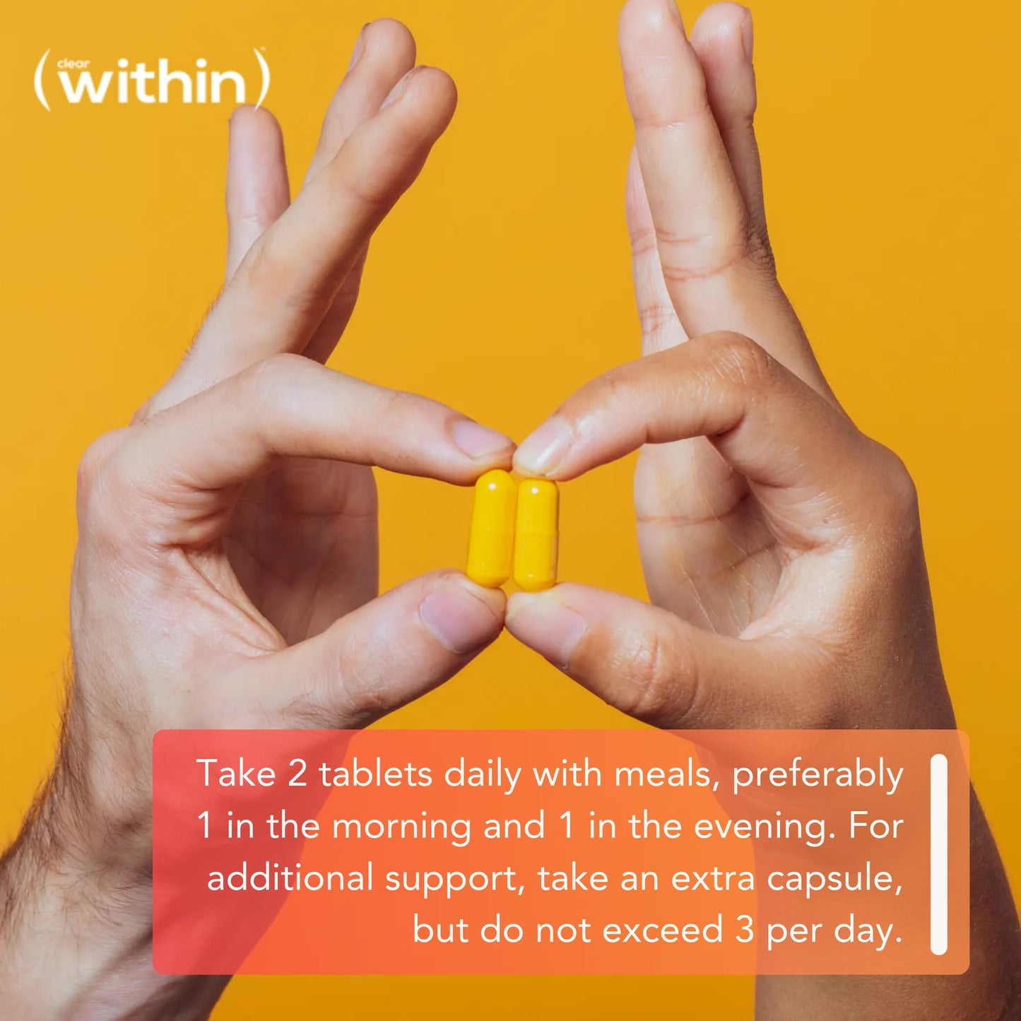 Clear Within Clear Skin Vitamin Capsules, 60 Count