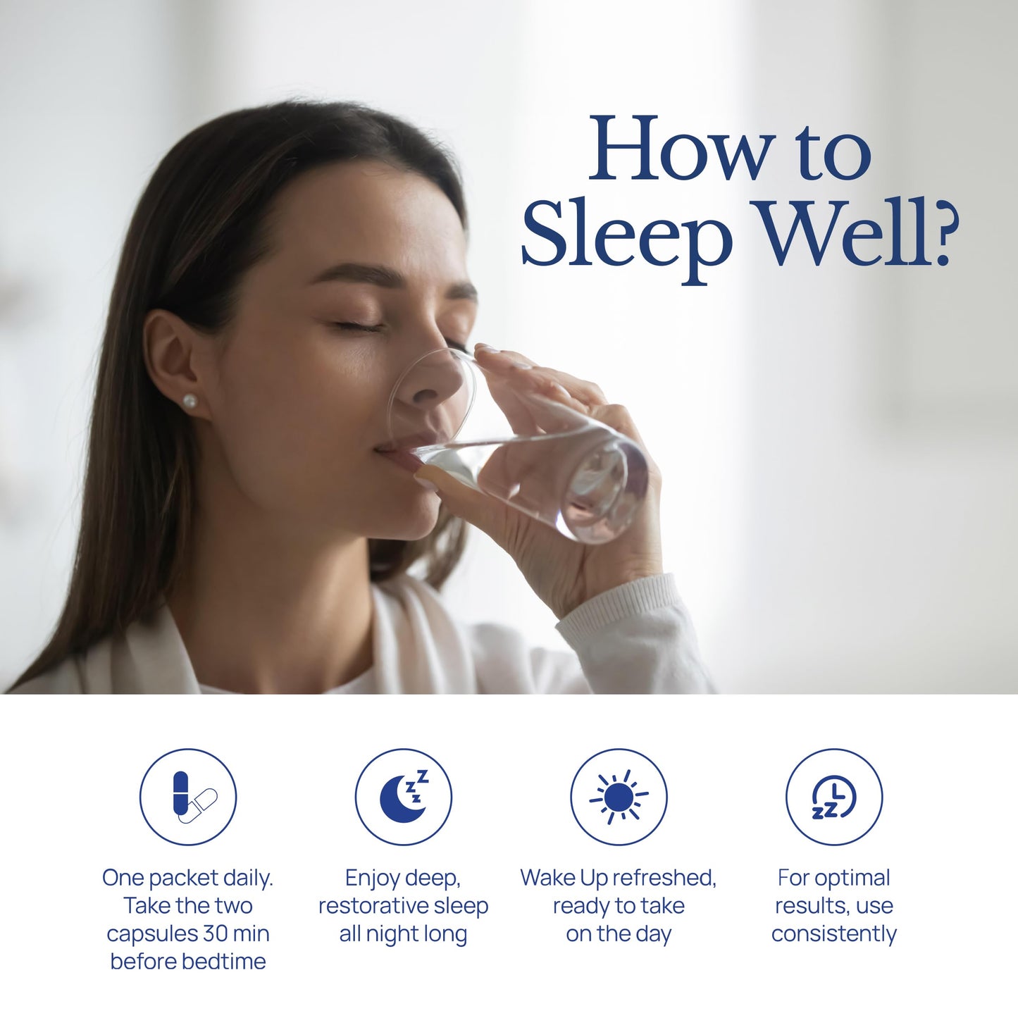 TAHIRO Sleep Well Supplement with Kava and Valerian Capsules, 56 Count
