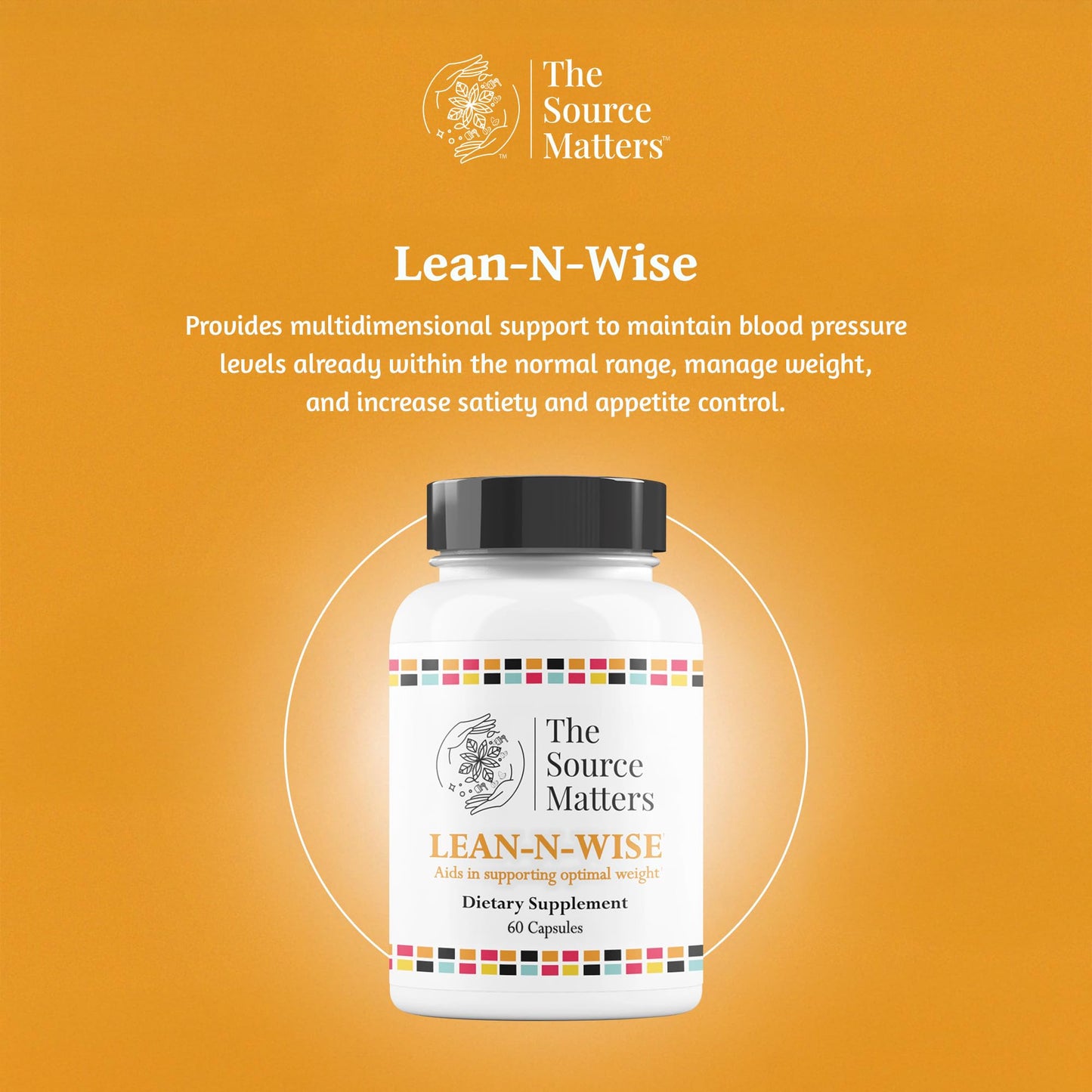 THE SOURCE MATTERS Lean-N-Wise Digestion & Energy Support with Green Coffee Bean, Hibiscus, Lemon Verbena & Magnesium Citrate | Plant-Based Formula for Daily Wellness, 60 Capsules