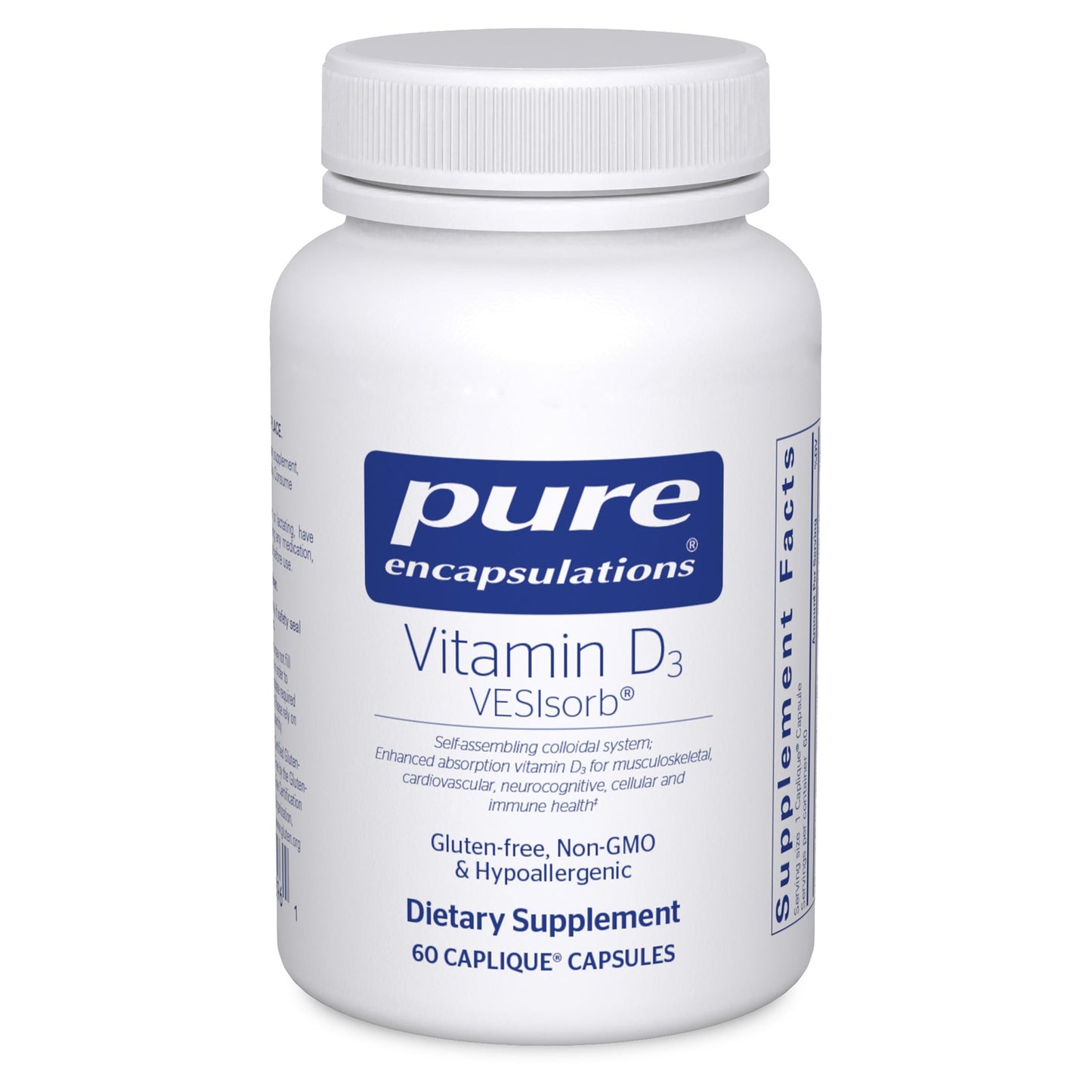 Pure Encapsulations Vitamin D3 VESIsorb, 60 Capsules