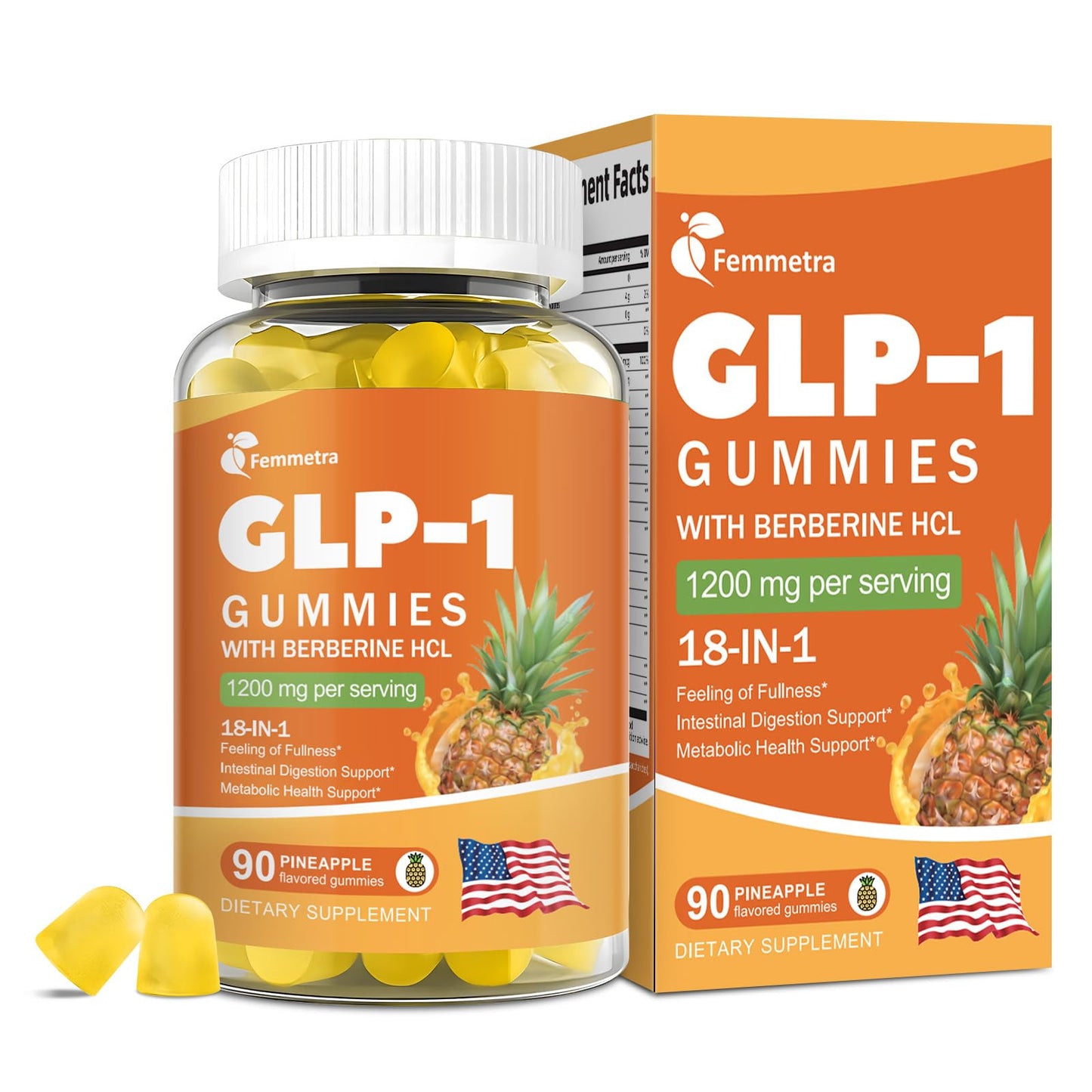 Femmetra GLP-1 Support Capsule 120 Count