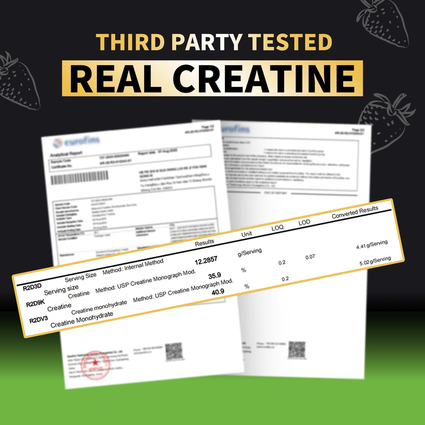 Nutravita Creatine Monohydrate Gummies, 120 Count