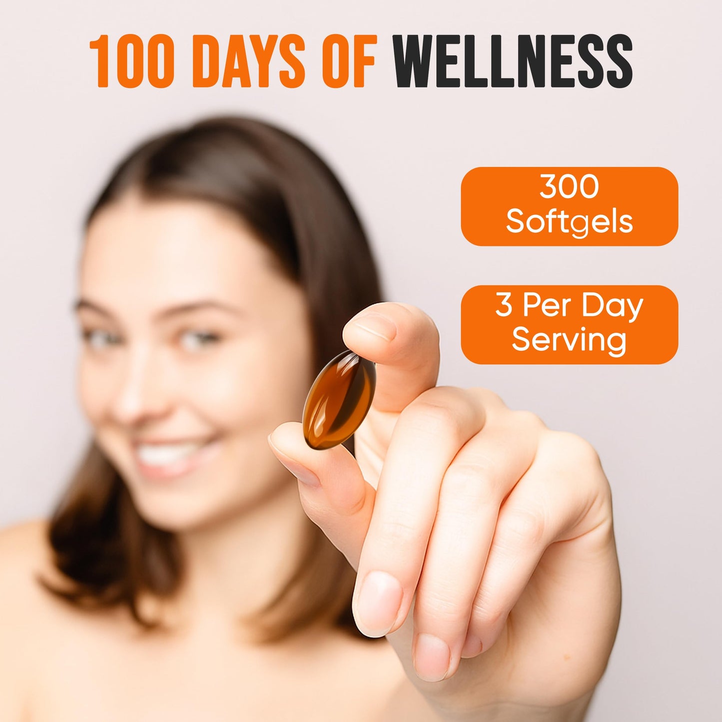 LA Synergy Pumpkin Seed Oil 3000mg 3-in-1 with Saw Palmetto and Zinc Softgels, 300 Count