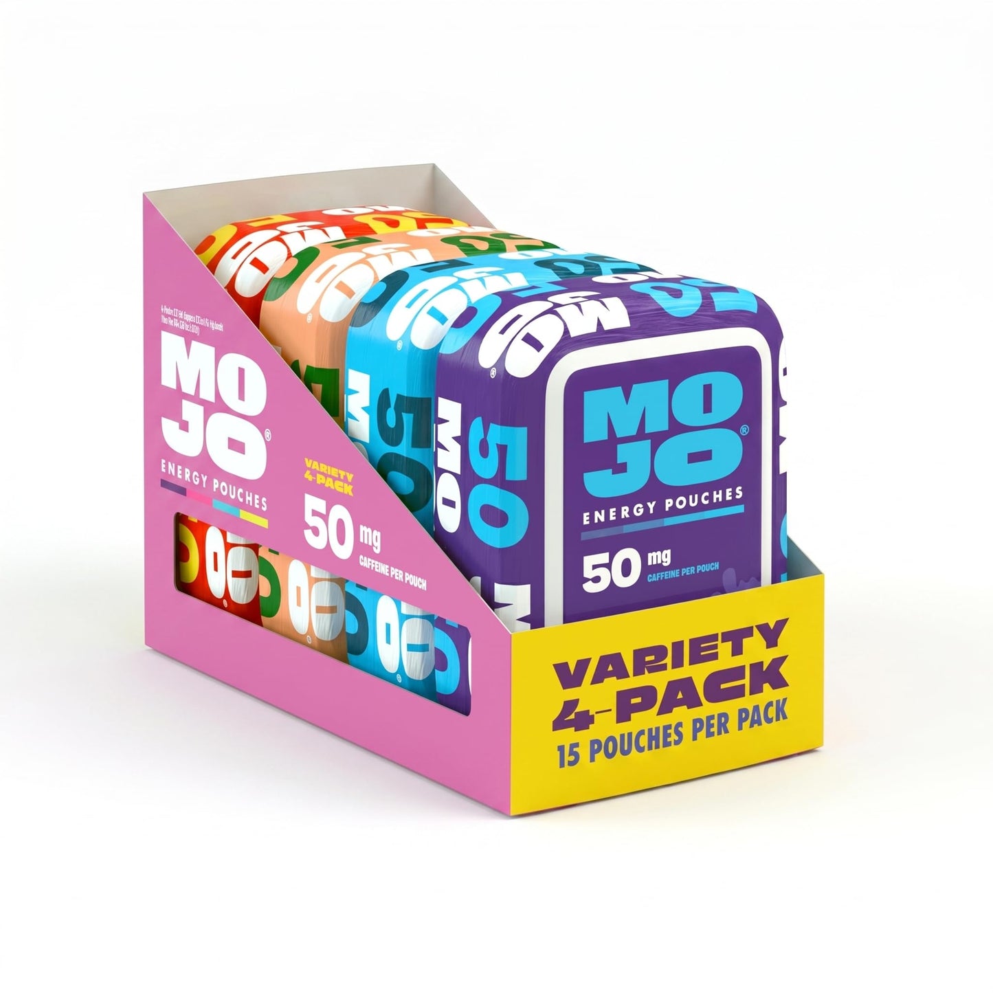 MOJO Energy Pouches Variety Pack Capsule 56 Count