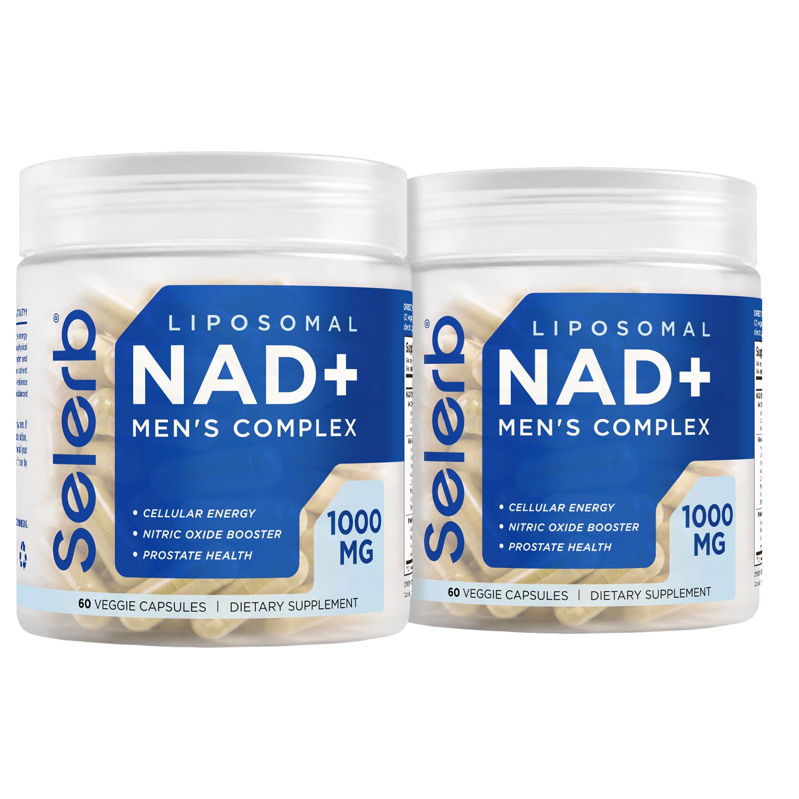 Selerb NAD+ Supplements for Men Capsule 120 Count