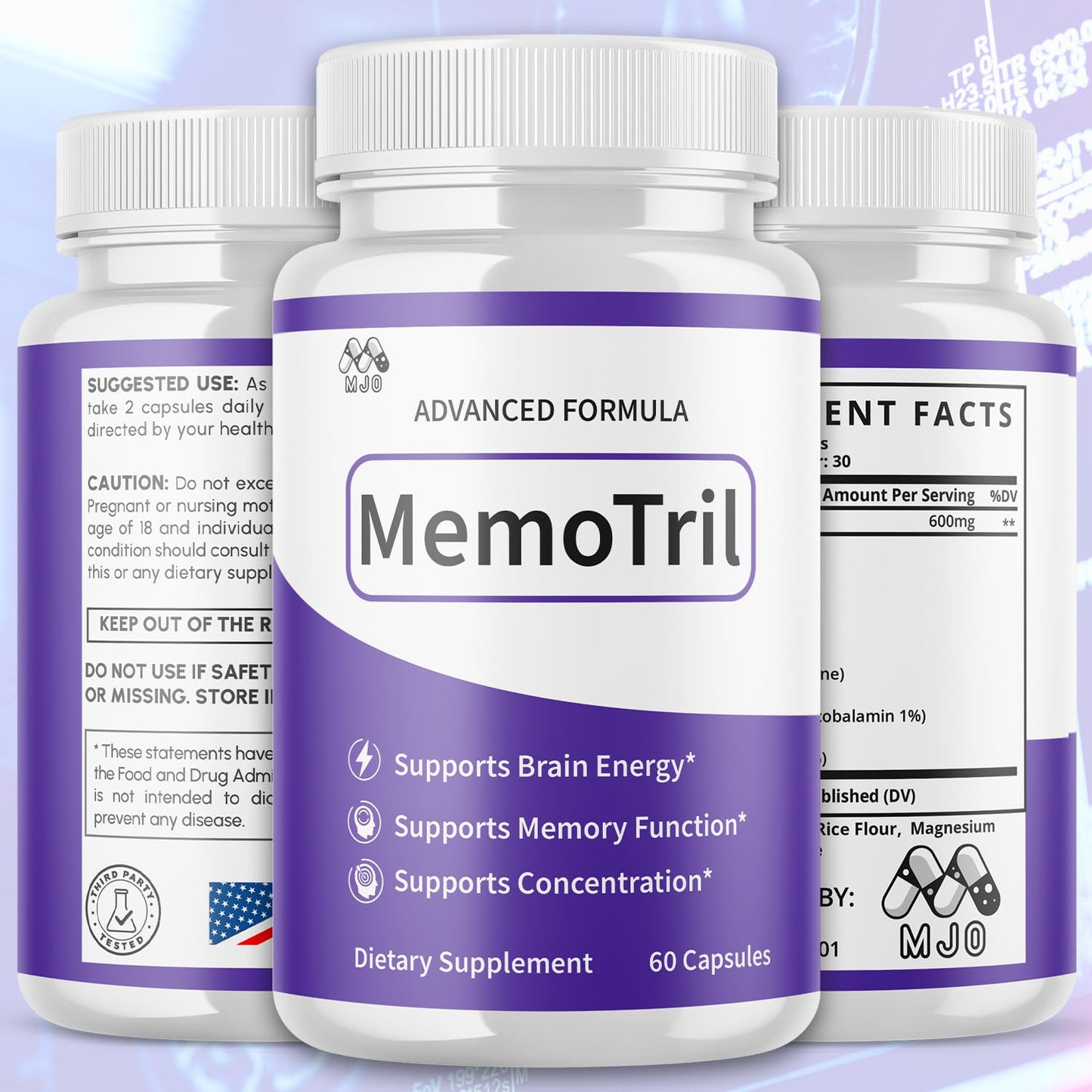 MJO Memotril Capsules 120 Capsules