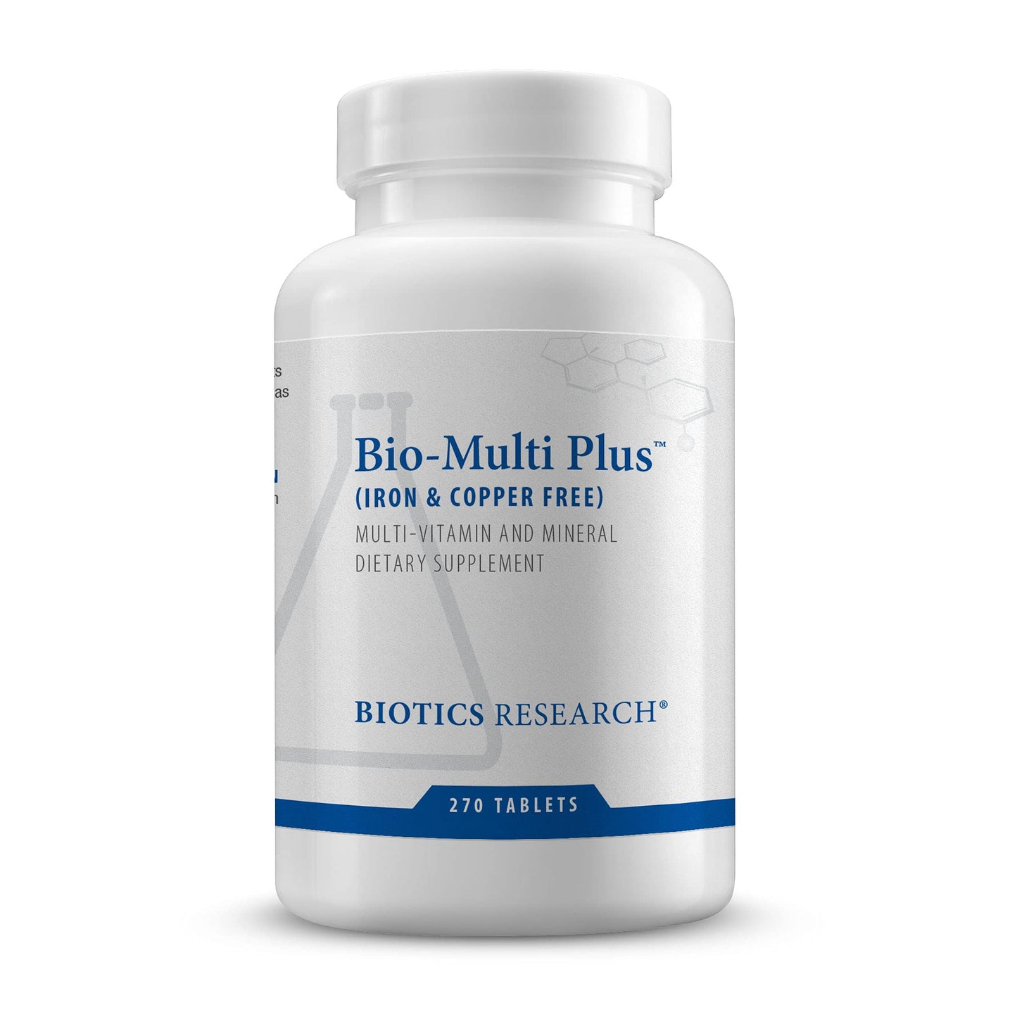 Biotics Research Bio Multi Plus Iron and Copper Free Multivitamin, 270 Tablets