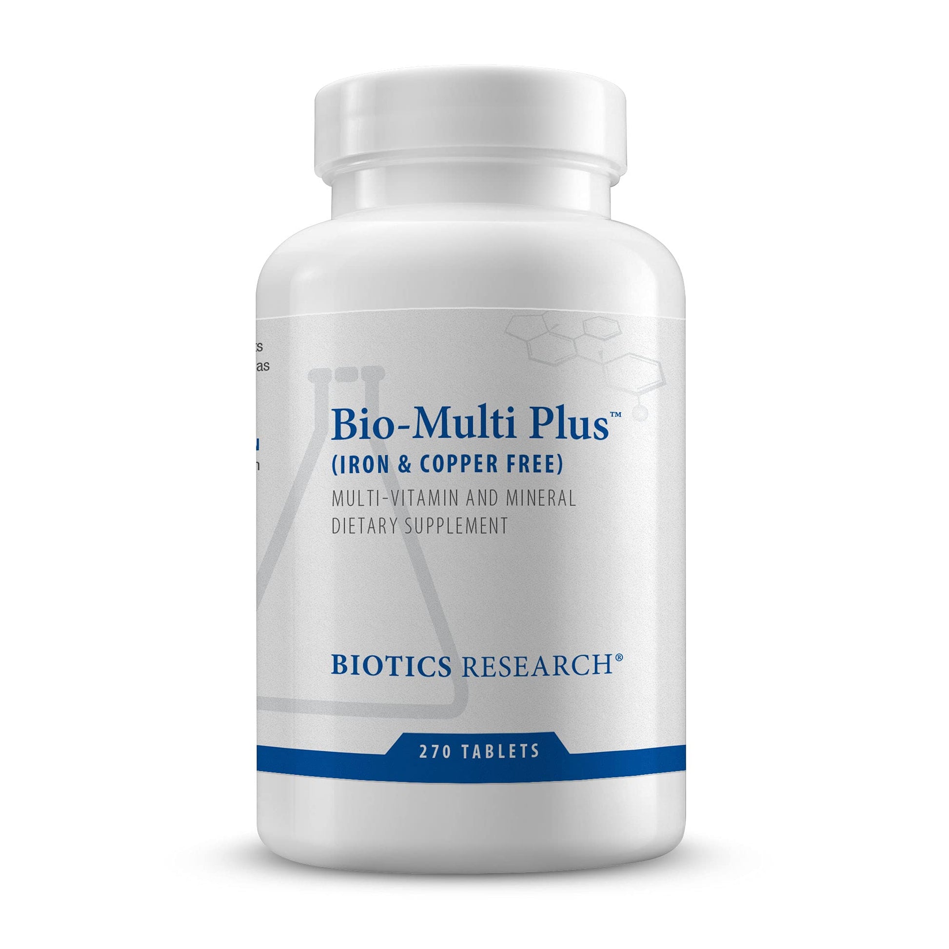 Biotics Research Bio Multi Plus Iron and Copper Free Multivitamin, 270 Tablets