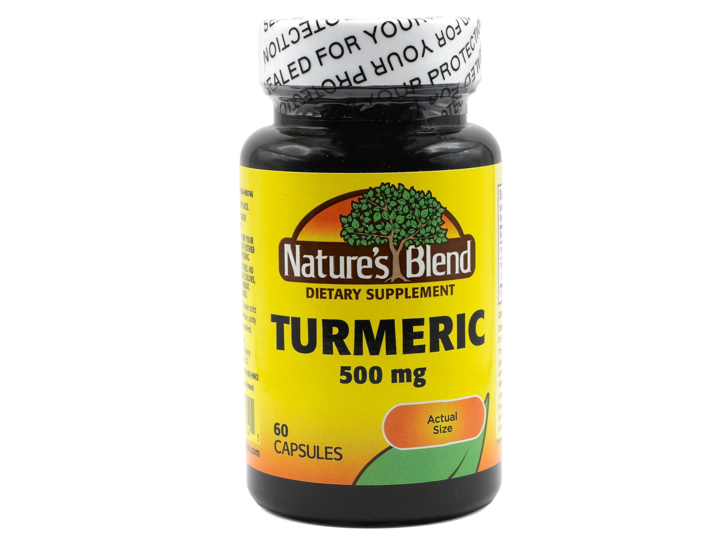 Nature's Blend Turmeric 500 mg Capsules, 60 Count