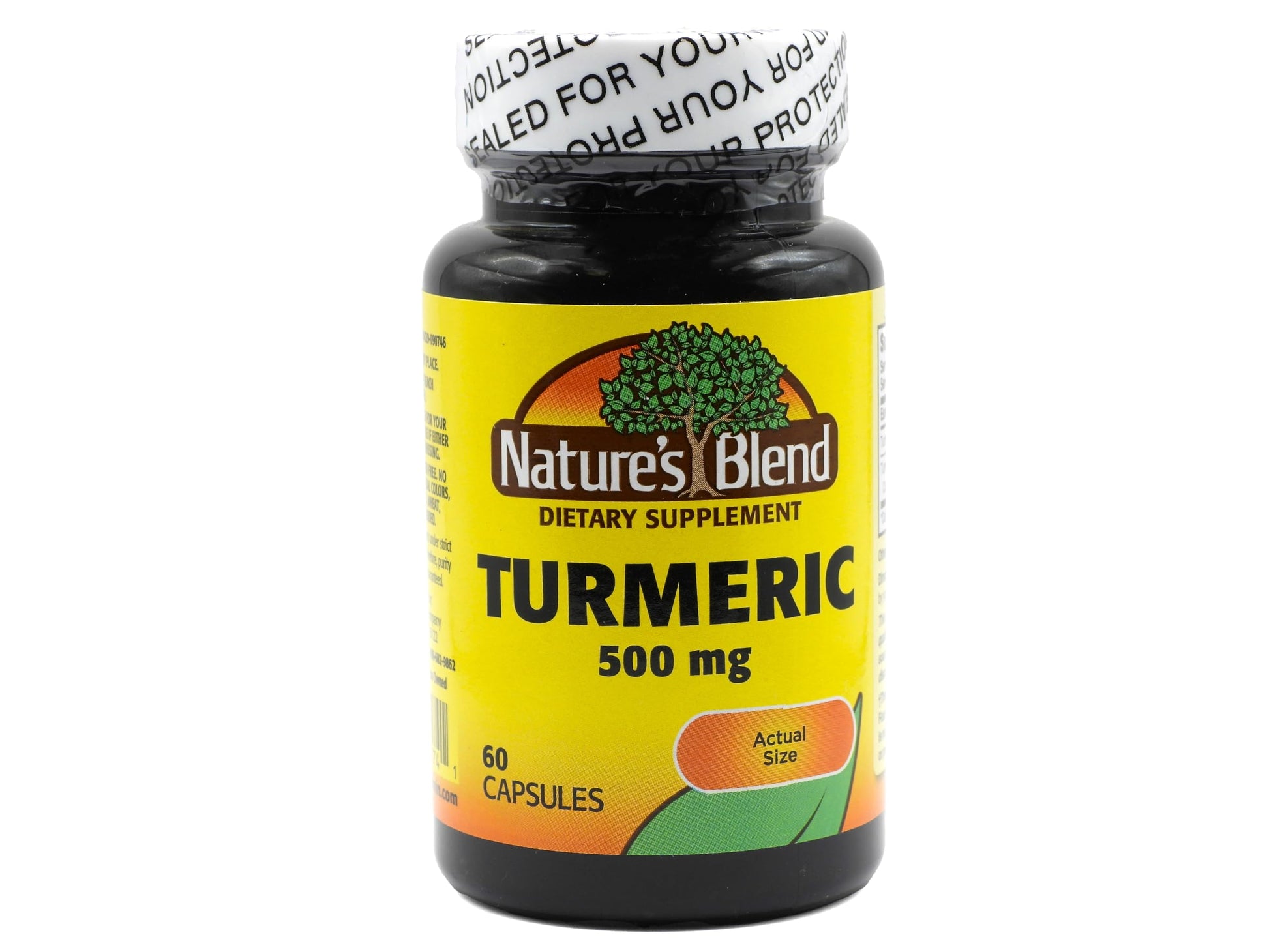 Nature's Blend Turmeric 500 mg Capsules, 60 Count
