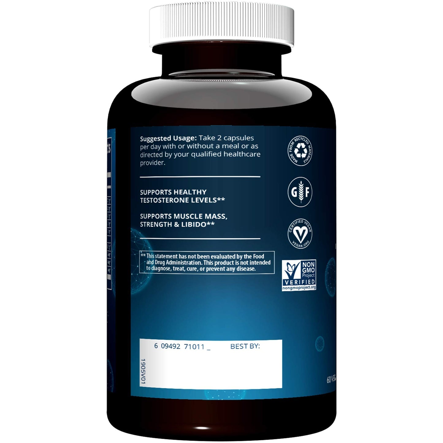 MRM TribuPlex 750 mg Capsules 60 Count