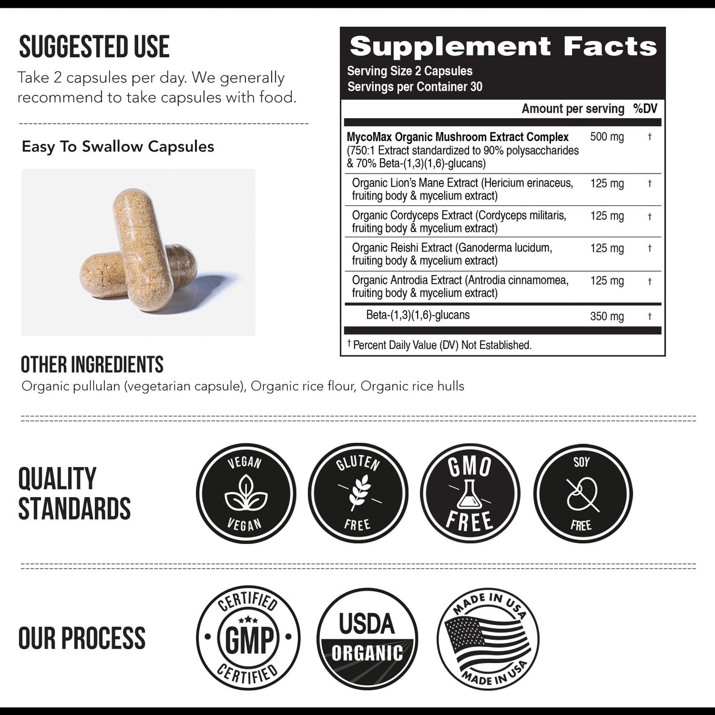 Triquetra Health MycoMax Mushroom Complex Capsule 60 Count