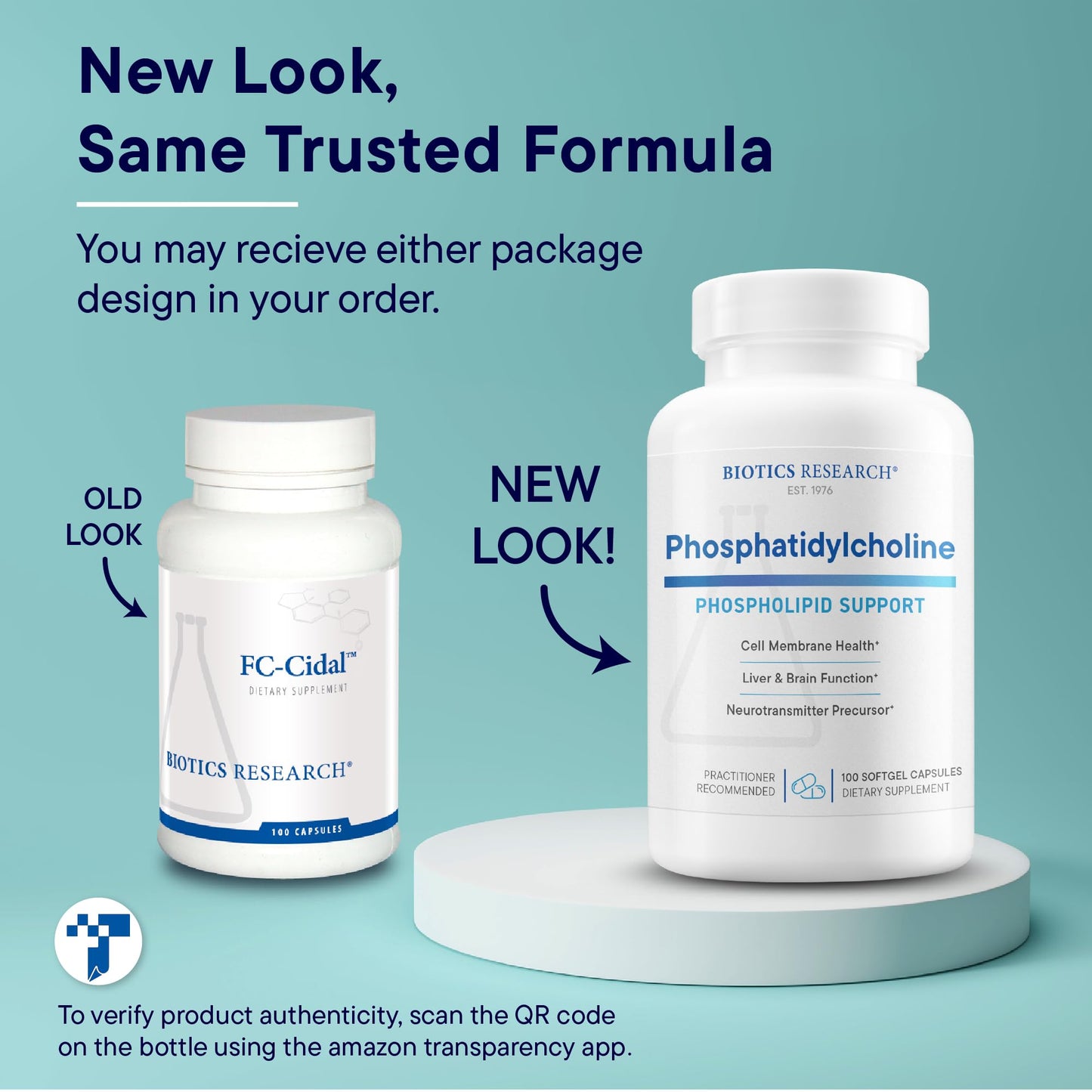 BIOTICS RESEARCH Phosphatidylcholine 420 mg Softgel Capsule, 100 Count