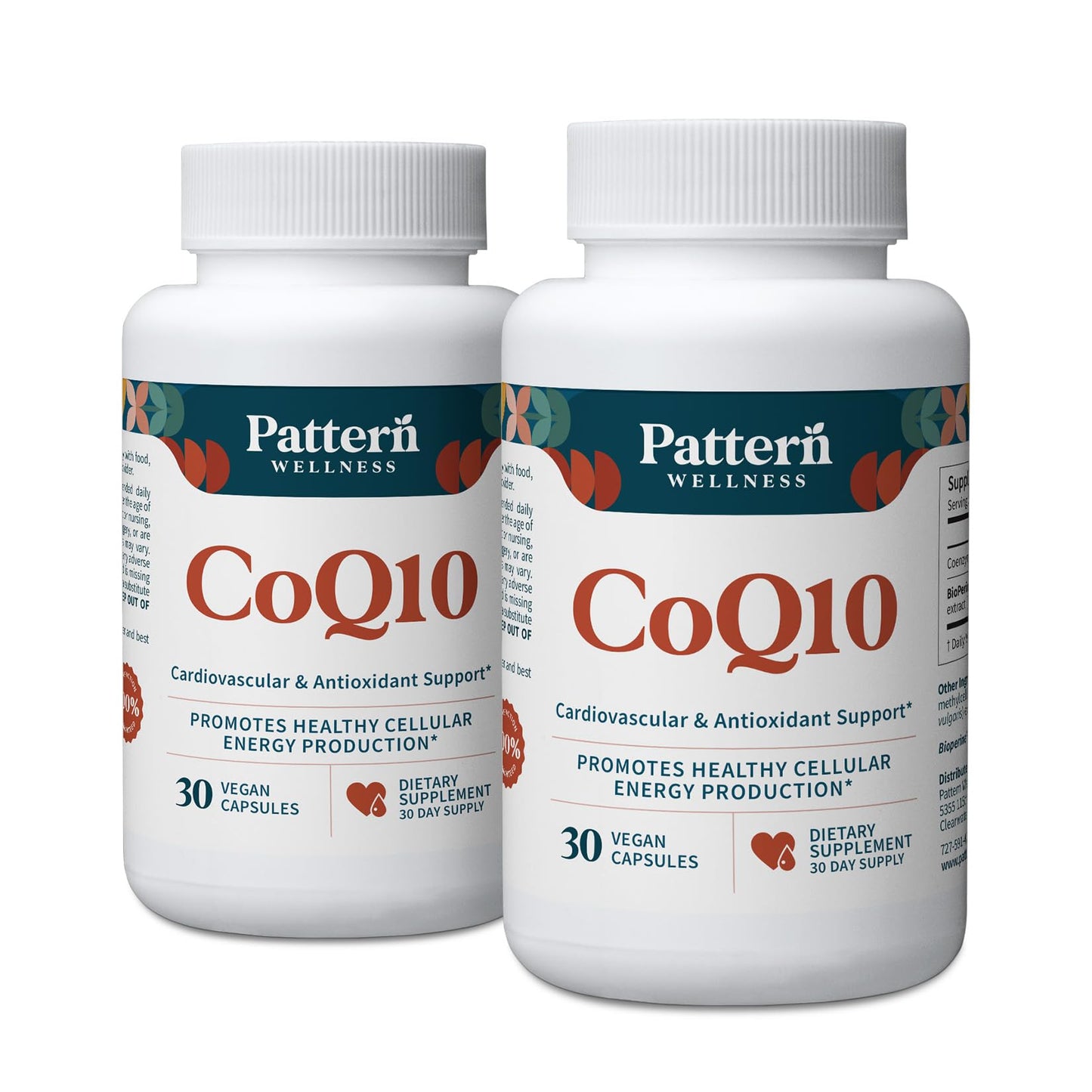 Pattern Wellness CoQ10 Supplement Capsule 60 Capsules