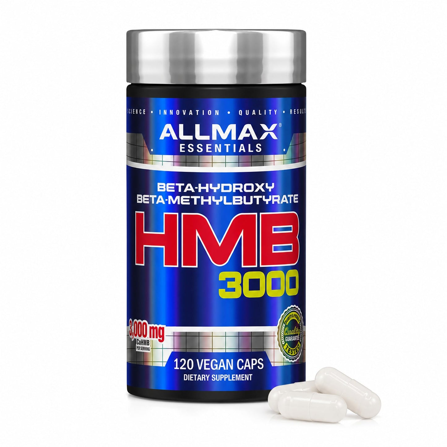 ALLMAX HMB Capsules 3000 mg, 120 Count