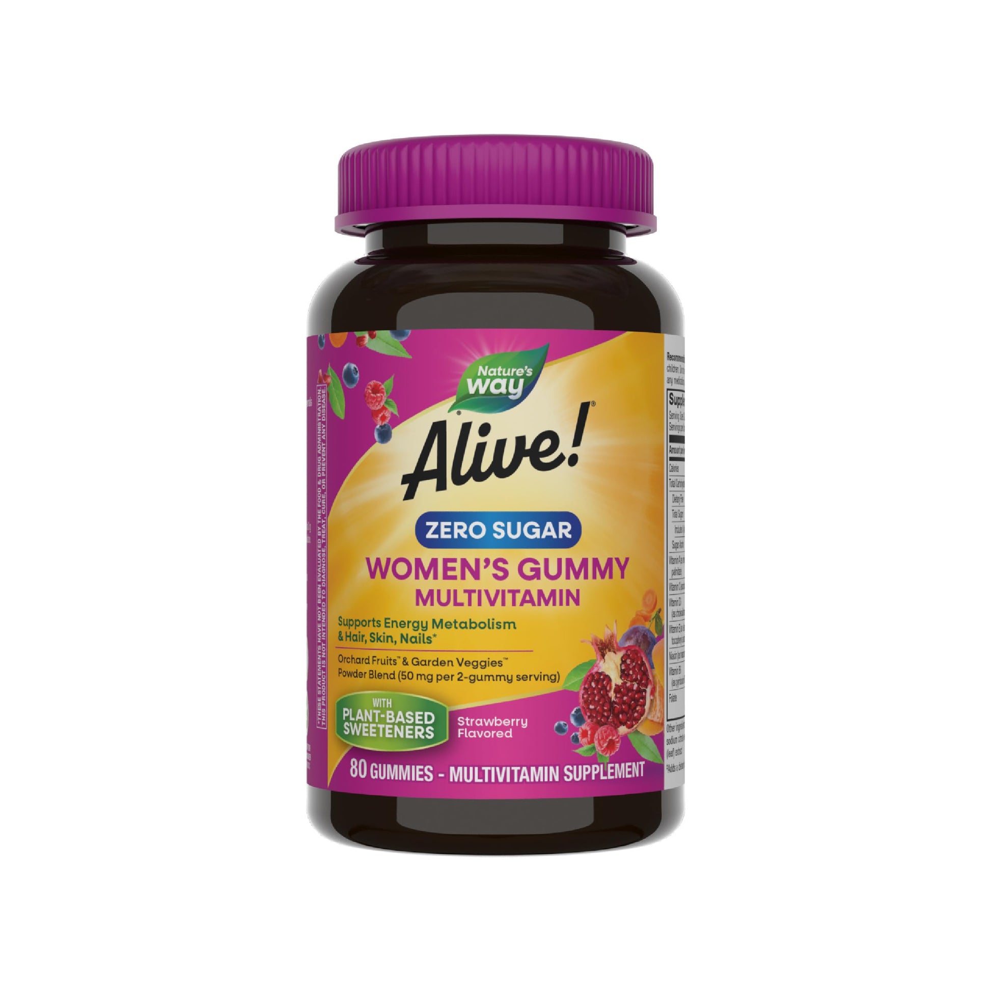 Nature's Way Alive! Zero Sugar Women's Multivitamins, 80 Gummies