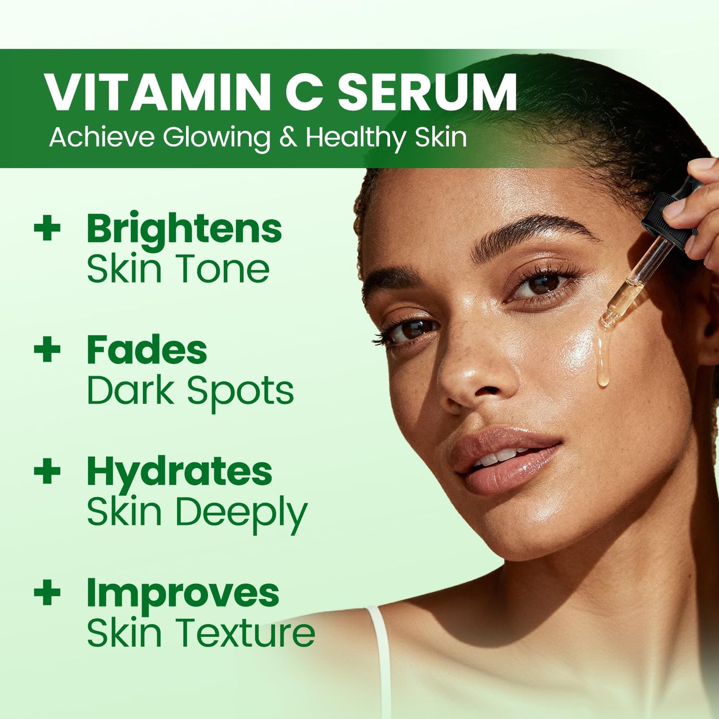 Lukaree Vitamin C Serum for Face Capsule & Facial Serum 60 Count