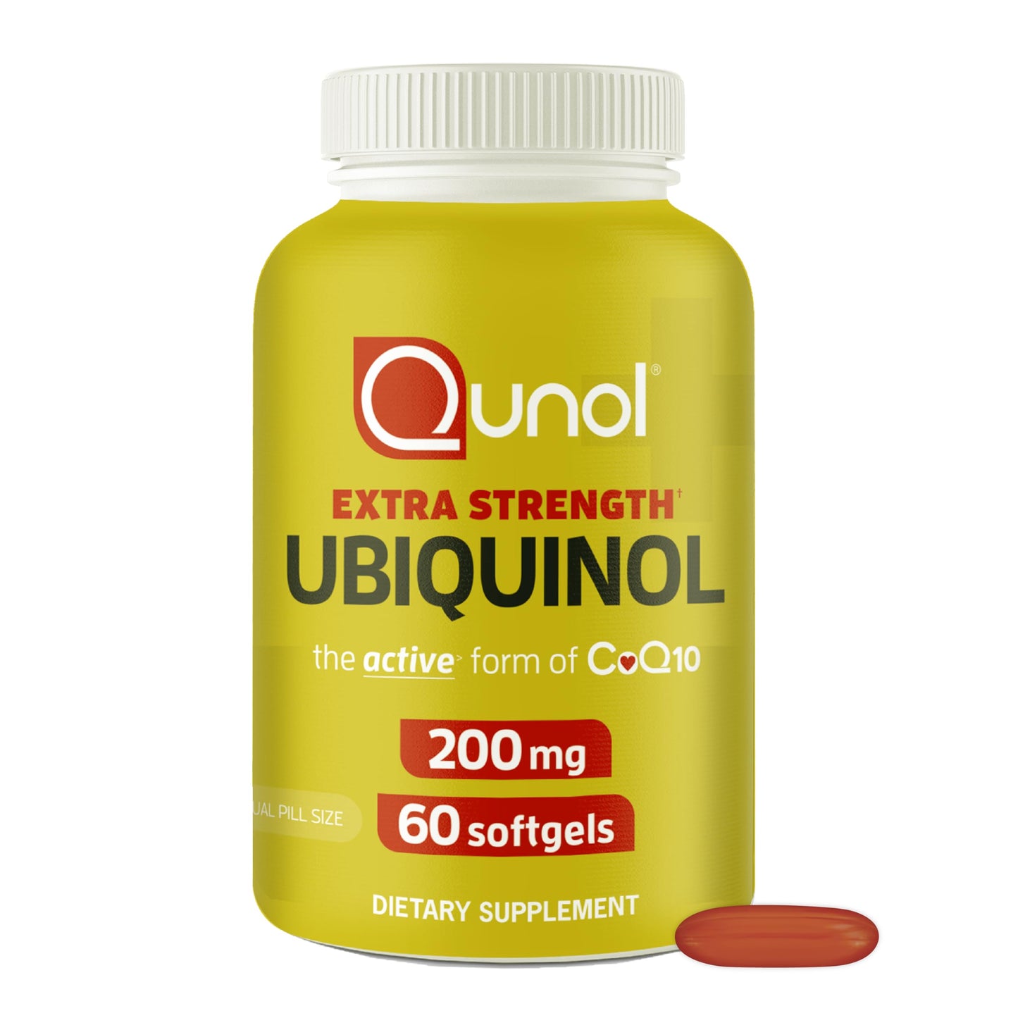 Qunol Ubiquinol Softgel 200mg, 60 Count