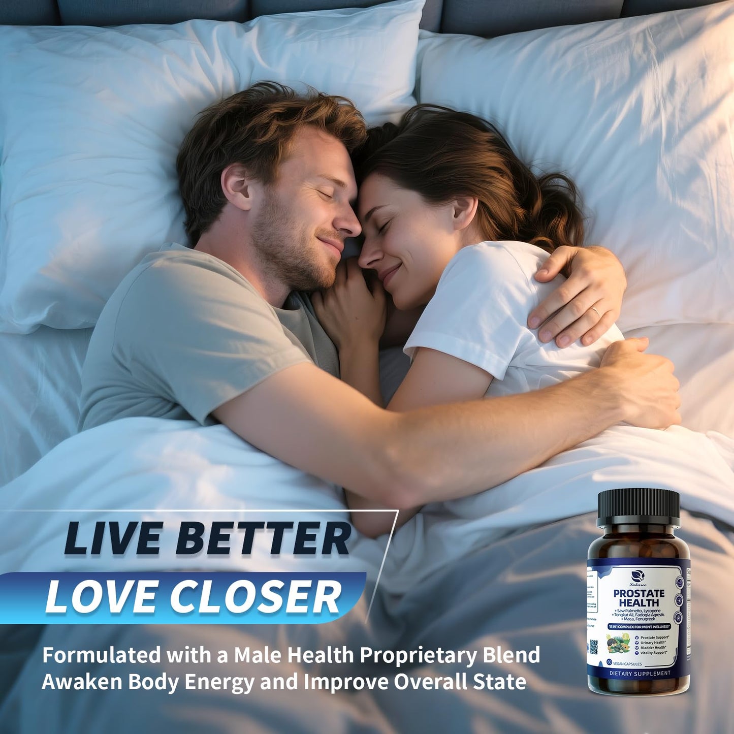 Lukaree Prostate Health Supplements for Men - 18 in 1 Saw Palmetto with Pumpkin Seed & Nettle - Advanced DHT Blocker - Urinary Tract Health Support with Ashwagandha, Reishi, 120 Capsules